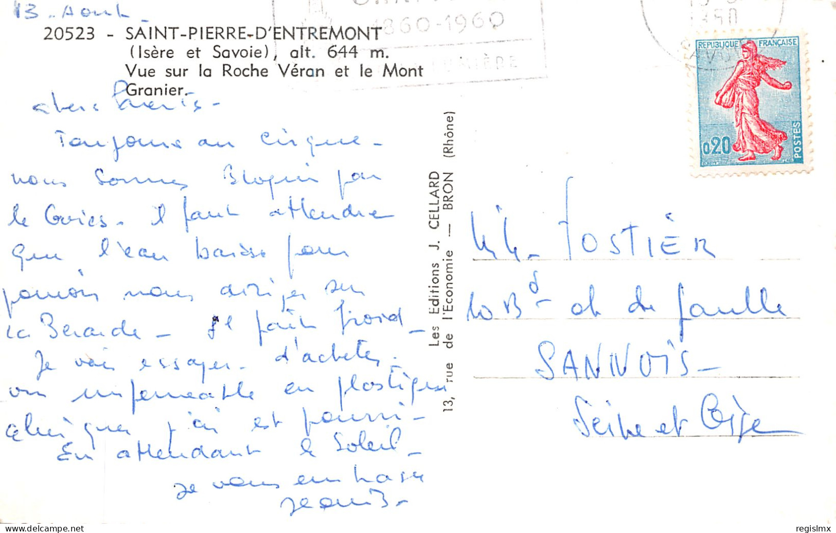 73-SAINT PIERRE D ENTREMONT-N°2142-B/0025 - Saint-Pierre-d'Entremont