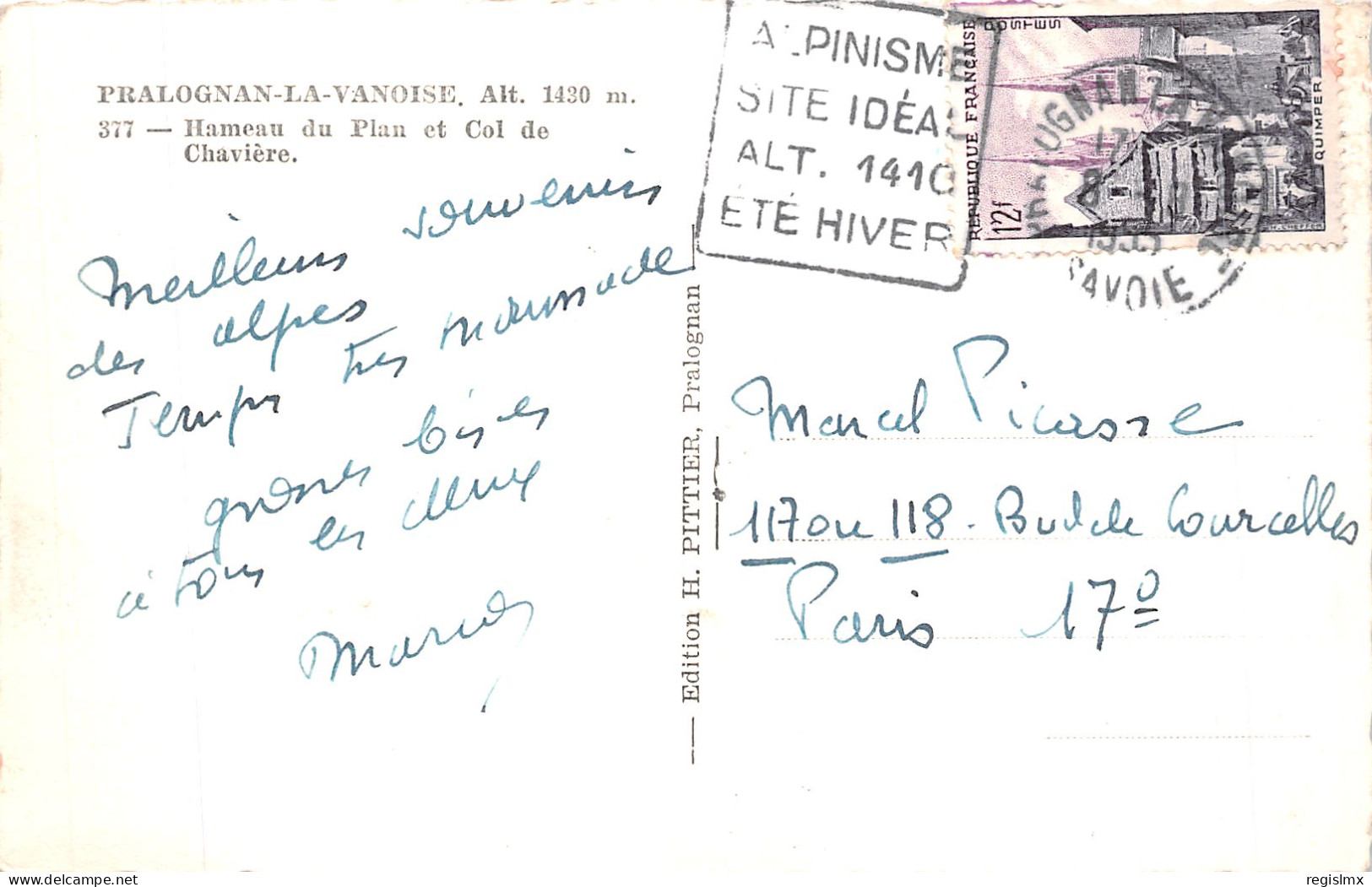 73-PRALOGNAN LA VANOISE-N°2142-A/0161 - Pralognan-la-Vanoise