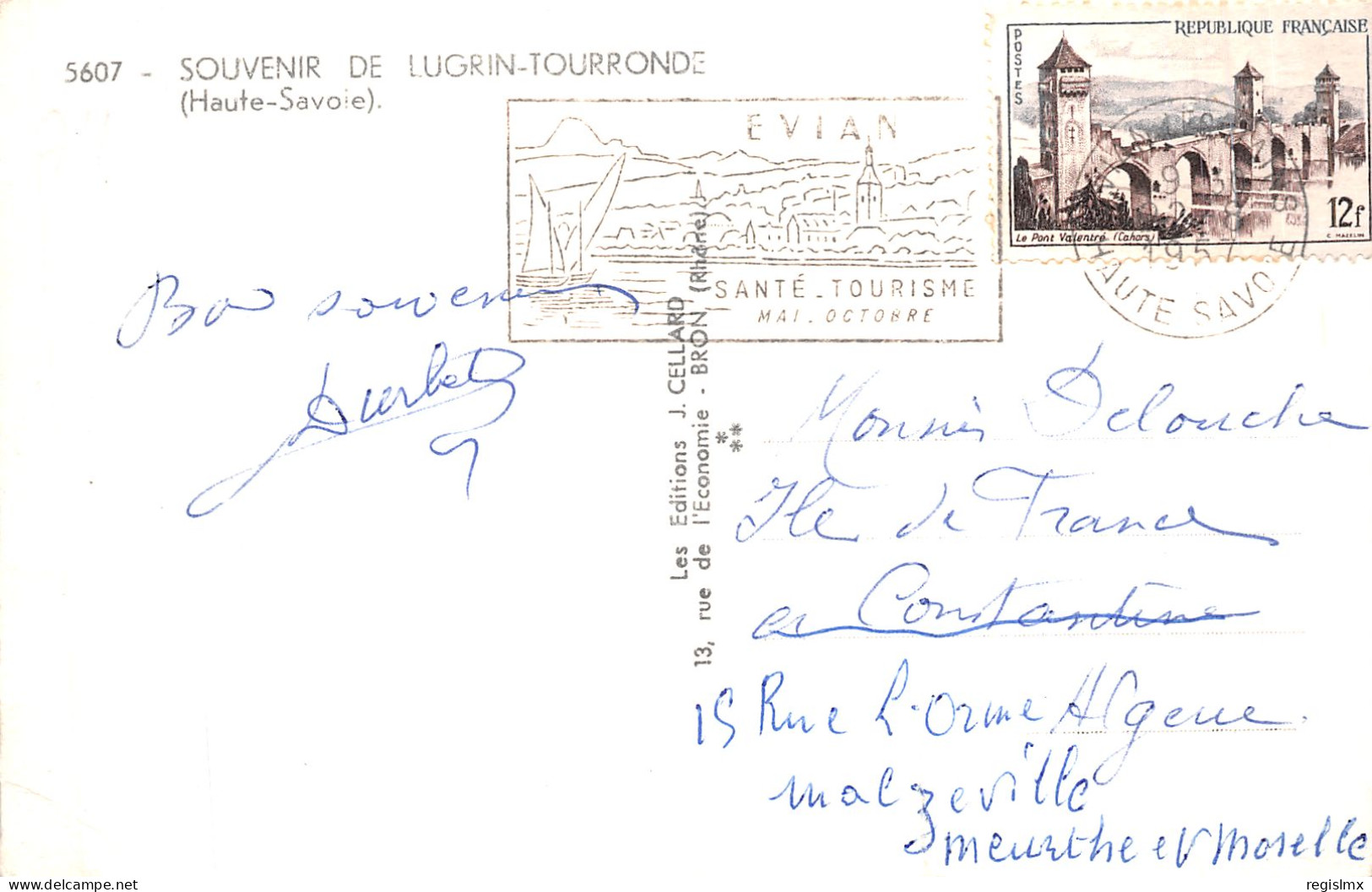 74-LUGRIN TOURRONDE-N°2142-H/0135 - Lugrin