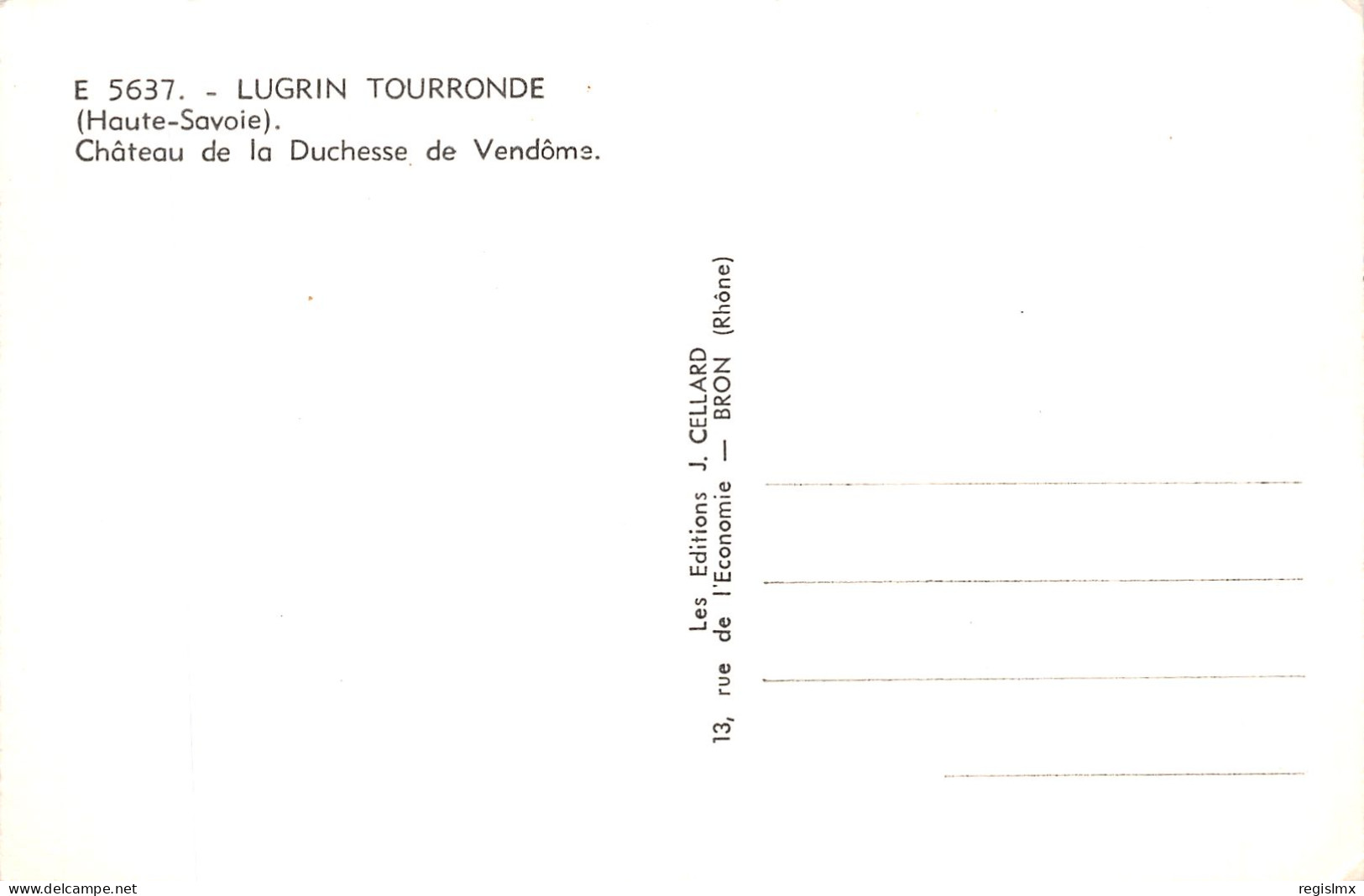 74-LUGRIN TOURRONDE-N°2142-H/0109 - Lugrin
