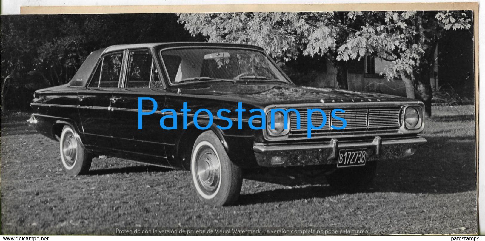 229205 AUTOMOBILE CAR AUTO CHRYSLER FEVRE ARGENTINA 22.5 X 11 CM PHOTO NO POSTAL POSTCARD - Andere & Zonder Classificatie