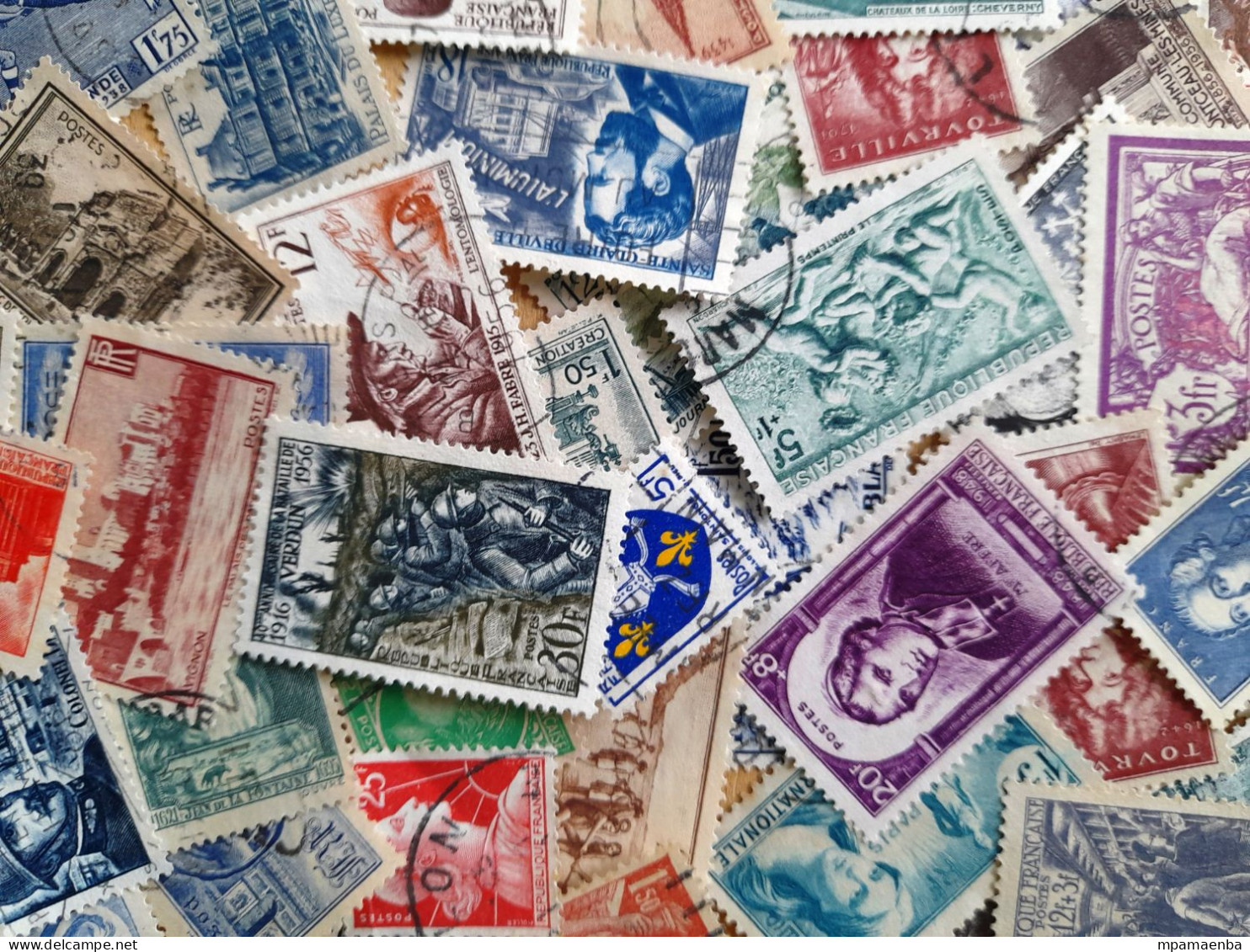 Lot de qualité, plus de 700 timbres français oblitérés d'avant 1960.