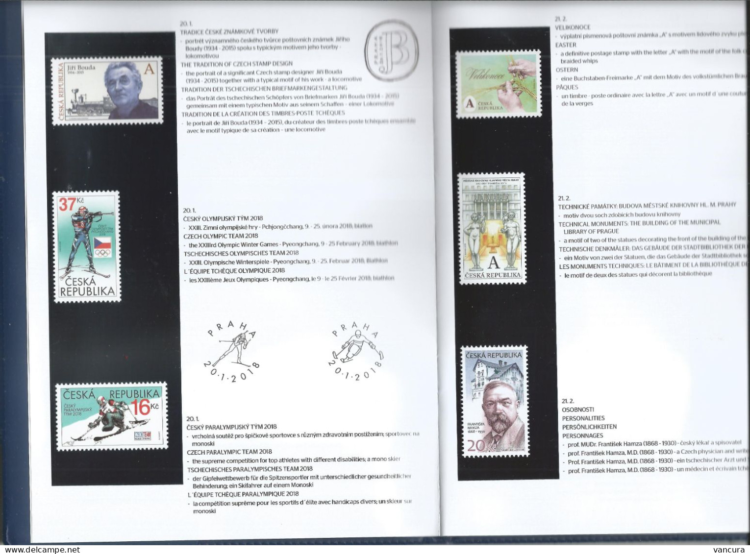 Czech Republic Year Book 2018 With The Blackprint - Années Complètes