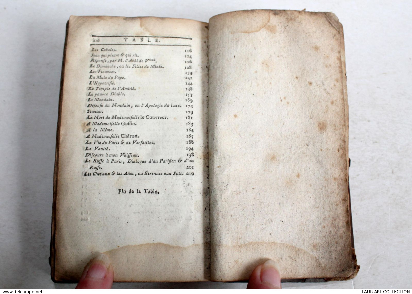 CONTES ET POESIES DIVERSES DE M. DE VOLTAIRE + PREFACE DE VADE 1777 GOSSE JUNIOR / LIVRE ANCIEN XVIIIe SIECLE (1303.8) - 1701-1800