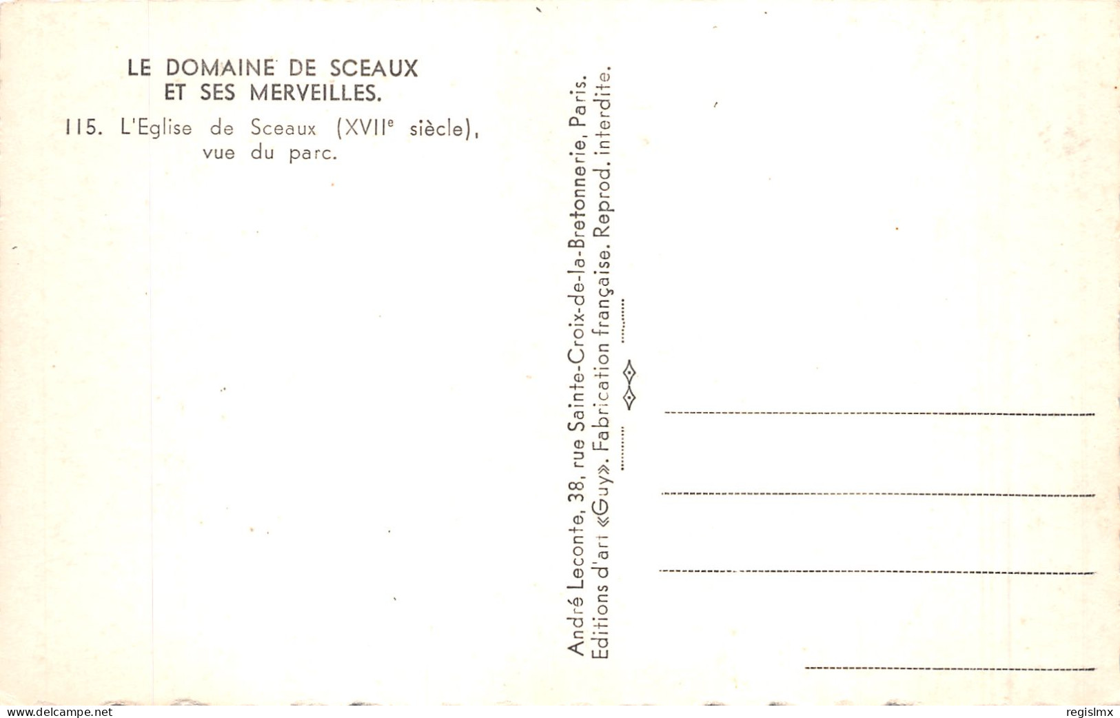 92-SCEAUX-N°2144-B/0295 - Sceaux