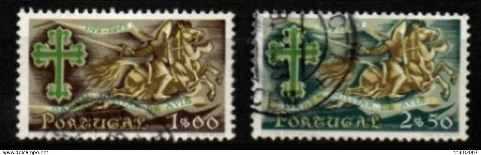 PORTUGAL  -   1963.  Y&T N° 926 & 928 Oblitérés .  Ordre Militaire D' Aviz. - Used Stamps