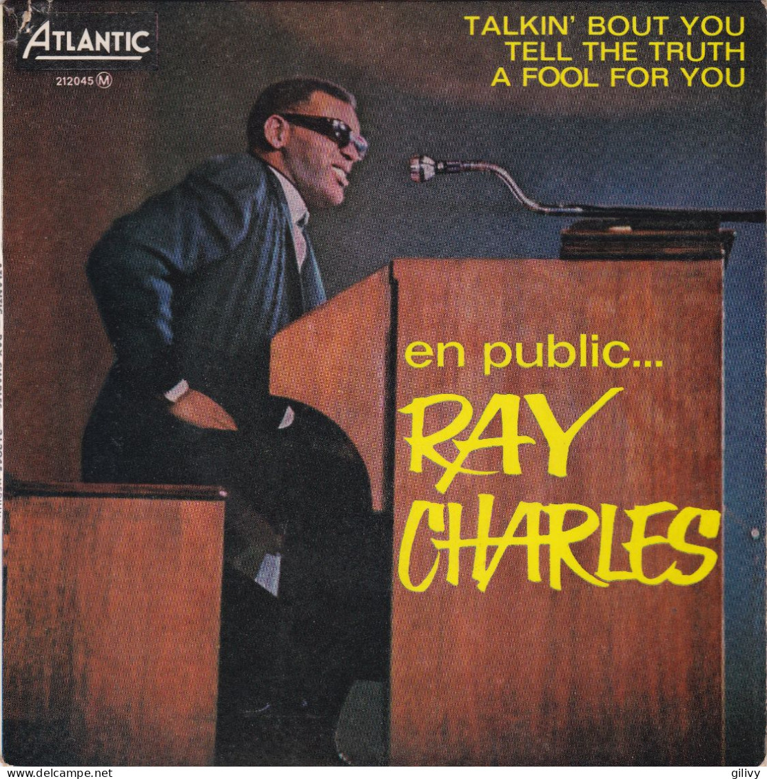 RAY CHARLES : " En Public " - EP - Soul - R&B
