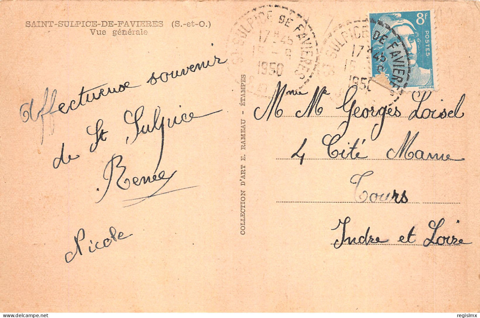 91-SAINT SULPICE DE FAVIERES-N°2144-G/0153 - Saint Sulpice De Favieres