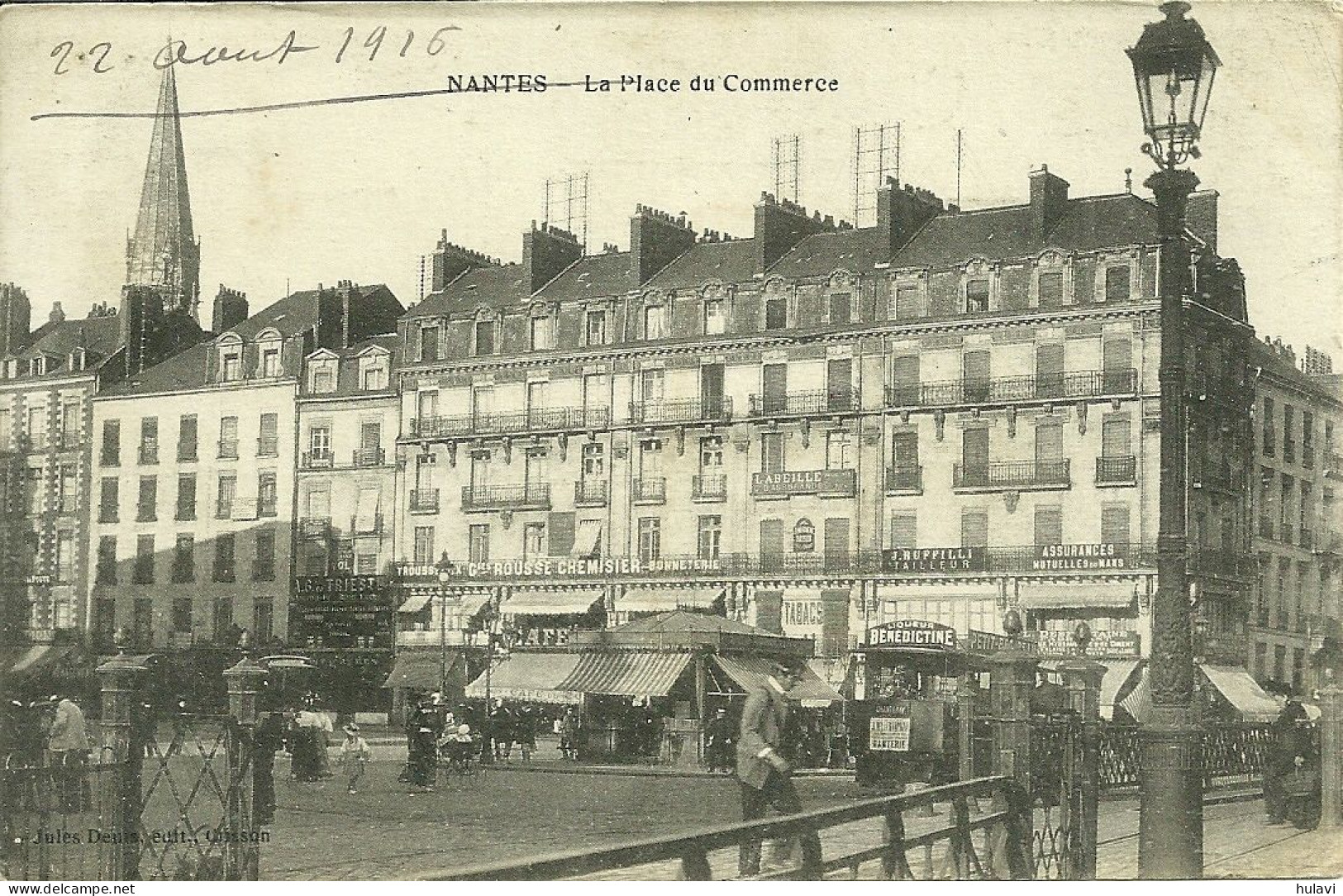 44  NANTES - LA PLACE DU COMMERCE (ref 7794) - Nantes