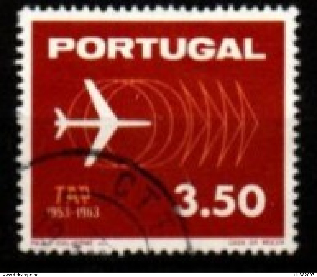 PORTUGAL  -   1963.  Y&T N° 934 Oblitéré  .  Avion - Oblitérés