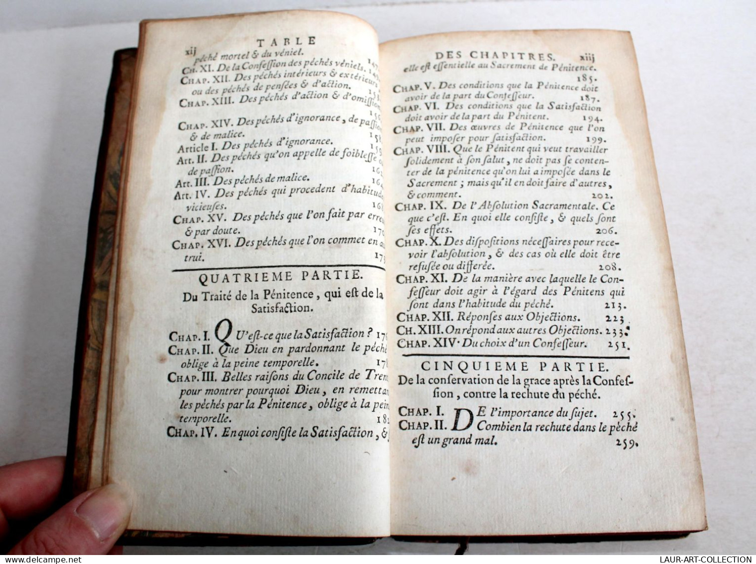 INSTRUCTION SUR LA PENITENCE ET SAINTE COMMUNION, 2nd PARTIE Par GOBINET 1759 / LIVRE ANCIEN XVIIIe SIECLE (1303.12) - 1701-1800