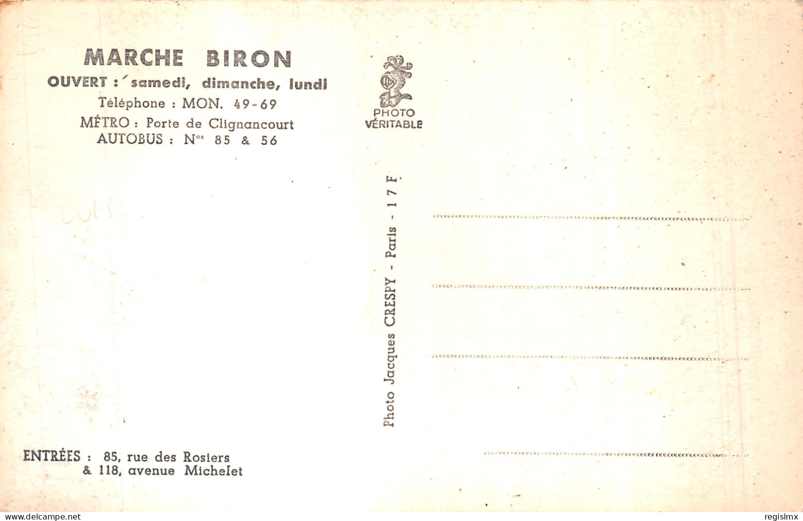 93-MARCHE BIRON-N°2145-B/0327 - Autres & Non Classés