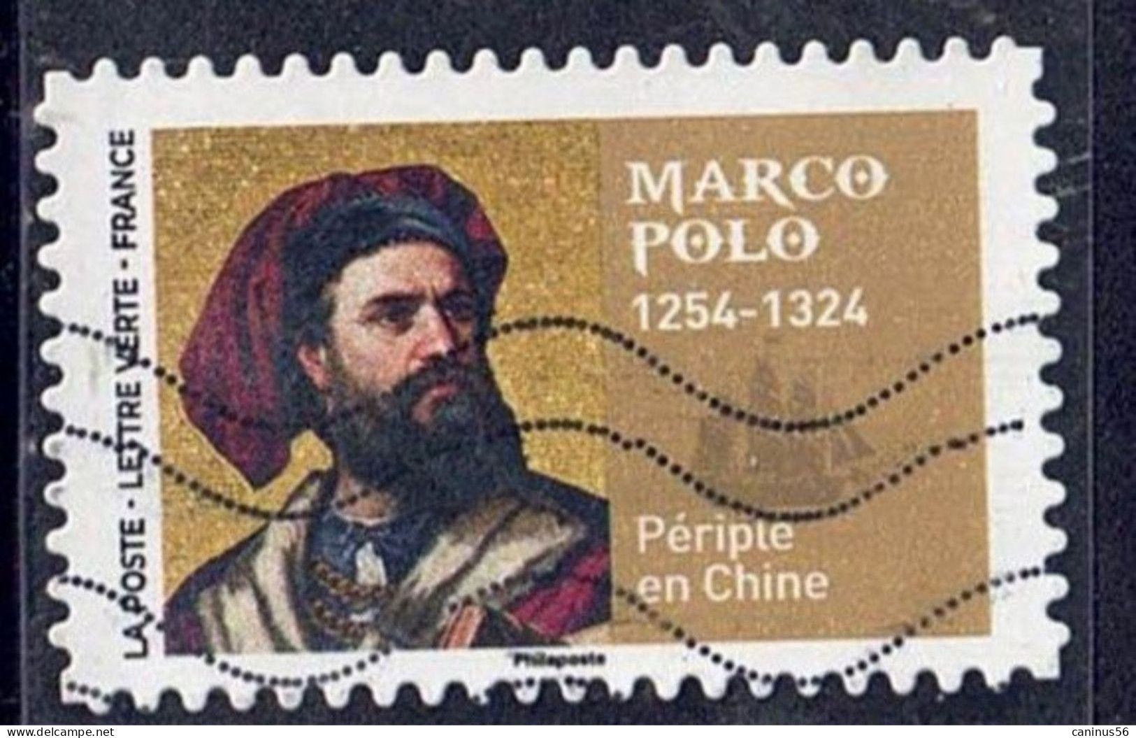 2022 Yt AA 2111 (o)  Grands Voyageurs Marco Polo 1254-1324 Périple En Chine - Oblitérés