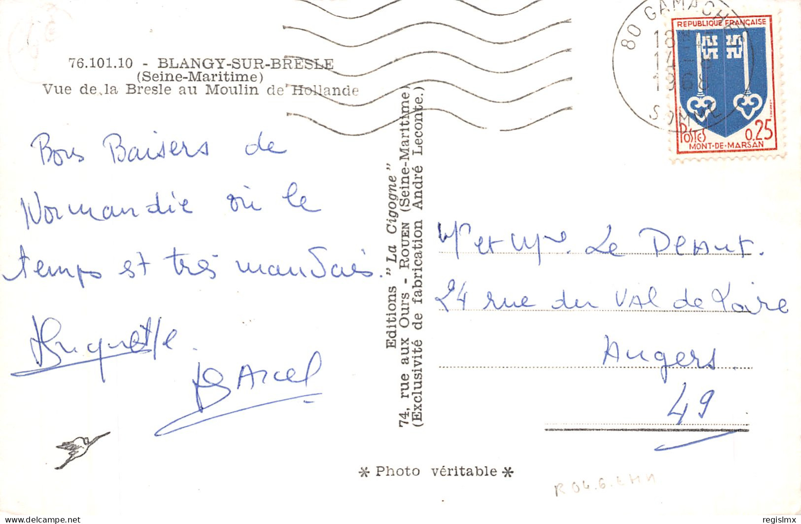 76-BLANGY SUR BRESLE-N°2145-G/0145 - Blangy-sur-Bresle