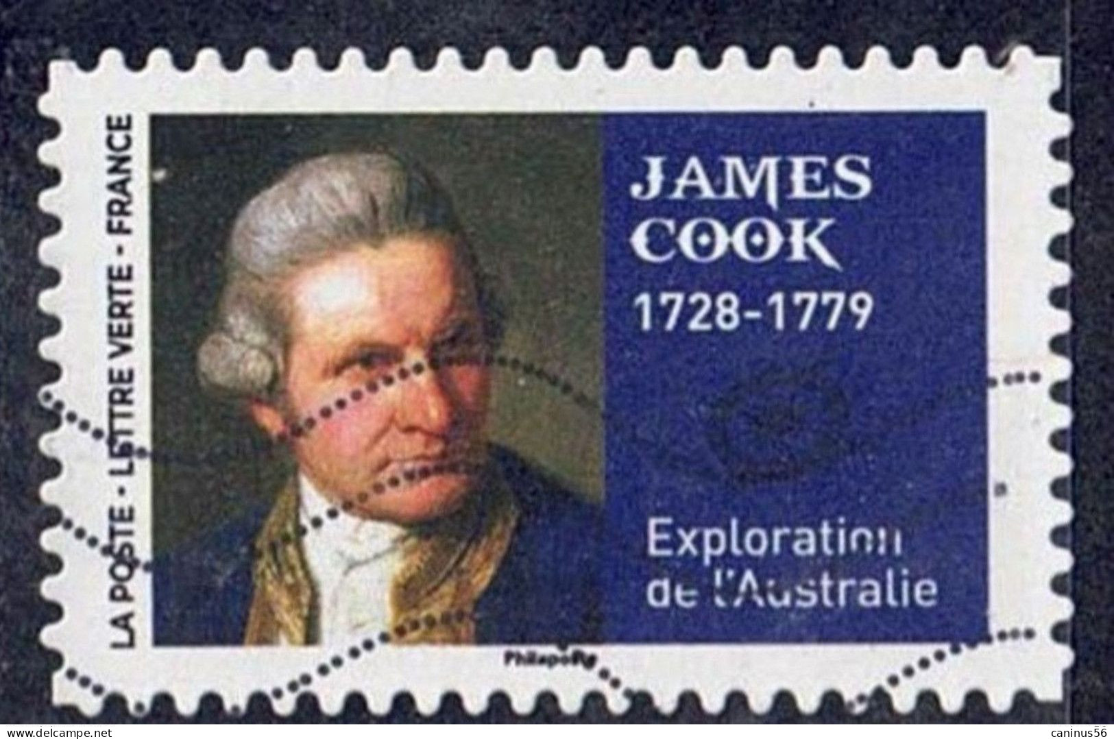 2022 Yt AA 2113 (o)   Grands Voyageurs James Cook 1728-1779 Exploration De L'Australie - Oblitérés