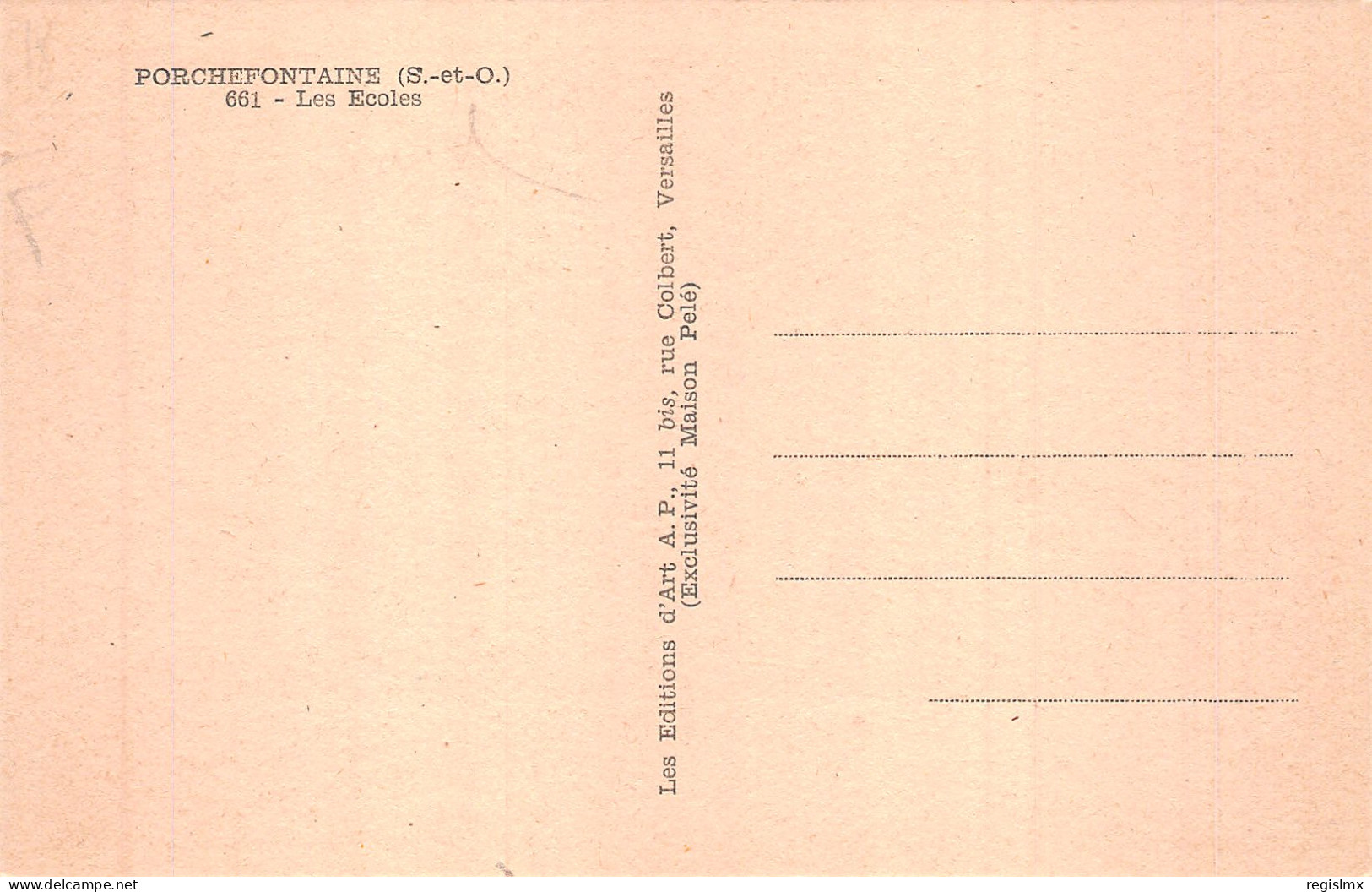 78-PORCHEFONTAINE-N°2146-A/0055 - Andere & Zonder Classificatie