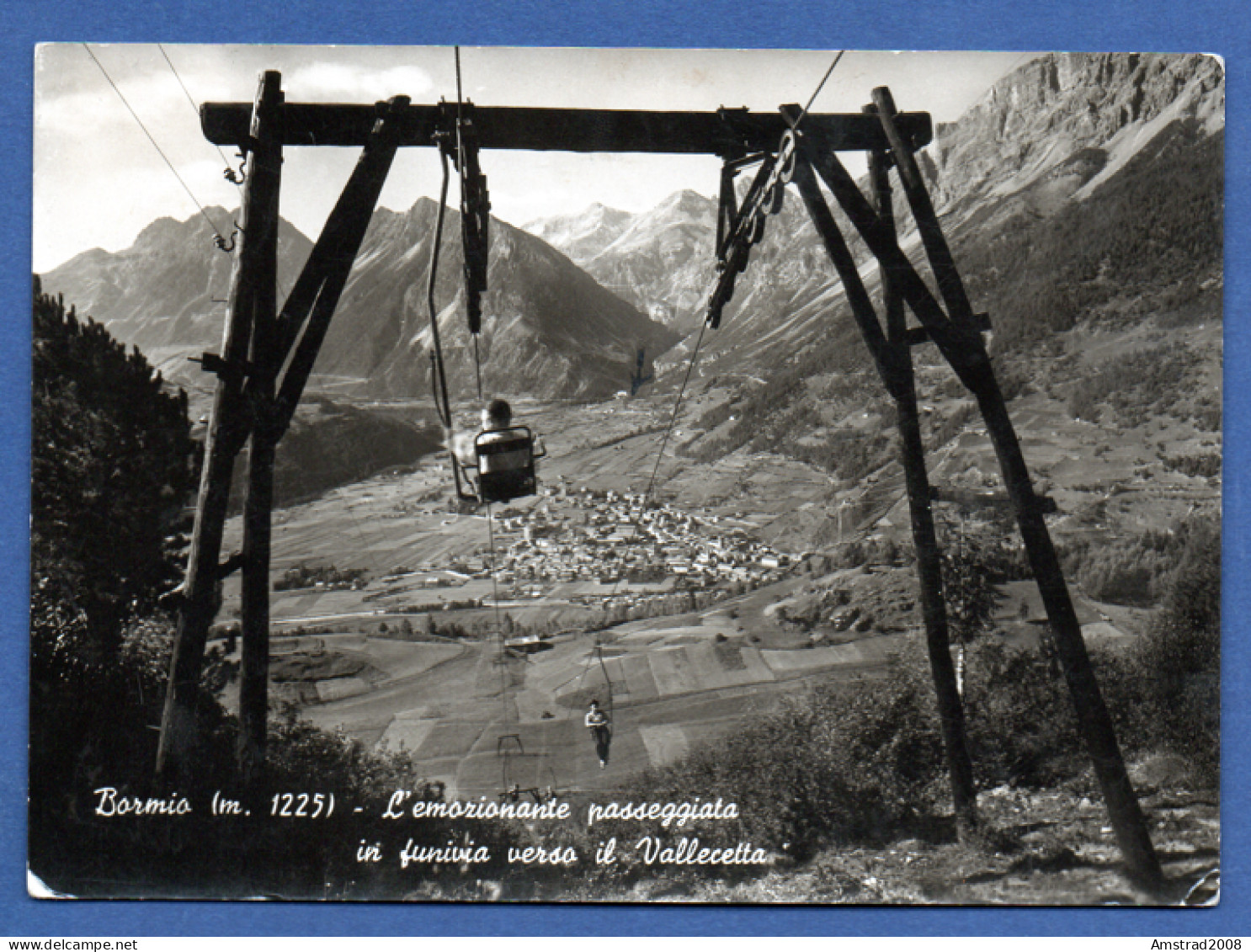 1950 - BOEMIA - L'EMOZIONANTE PASSEGGIATA IN FUNIVIA VERSO IL VALLECETTA  - ITALIE - Savona