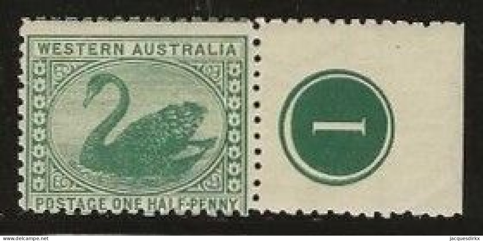 Western Australia     .   SG    .    138        .   *       .     Mint-hinged - Mint Stamps
