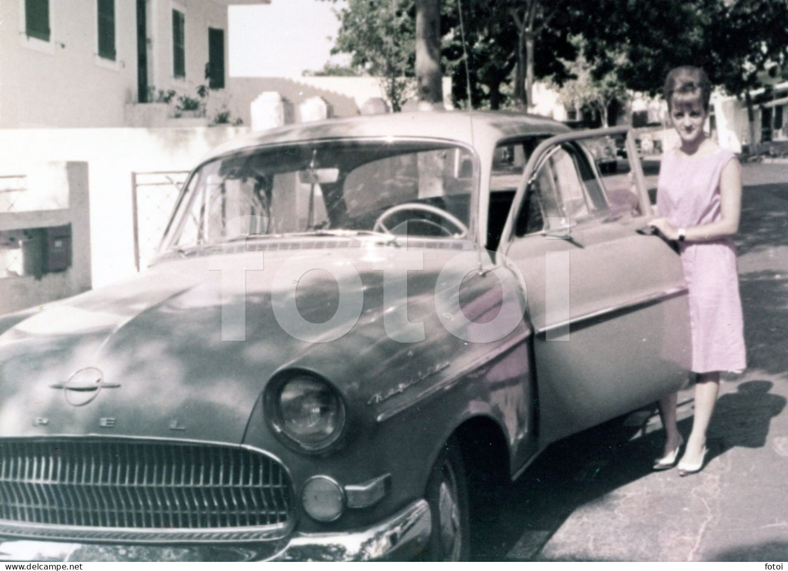 REAL PHOTO OPEL KAPITAN ANGOLA AFRICA AFRIQUE VOITURE CAR OLDTIMER AT518 - Africa