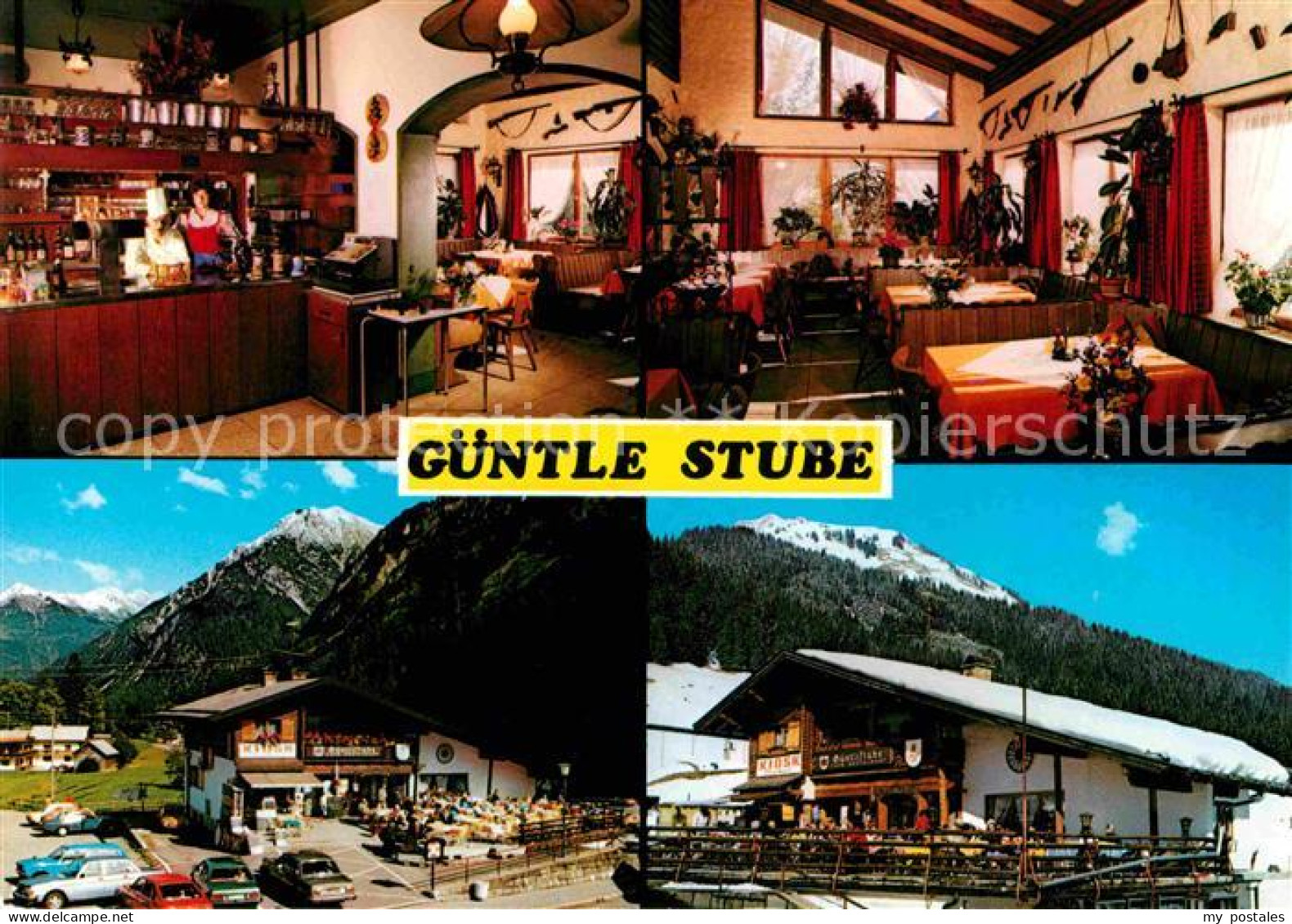 72626686 Baad Mittelberg Kleinwalsertal Cafe Restaurant Guentle Stube Alpen Baad - Otros & Sin Clasificación