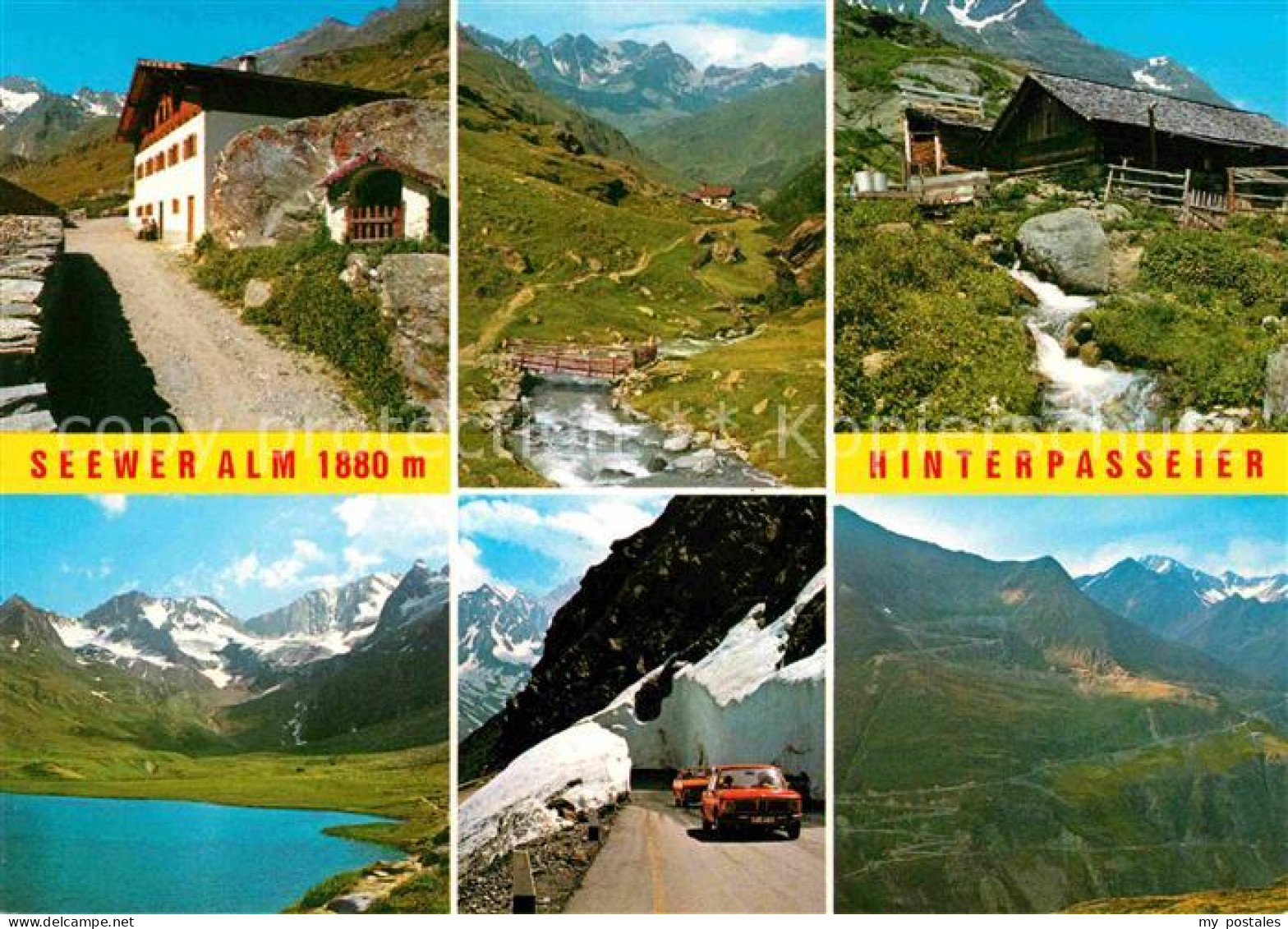 72626643 Timmelsjoch Seewer Alm Hinterpasseier Bergsee Gebirgspass Alpenpanorama - Otros & Sin Clasificación
