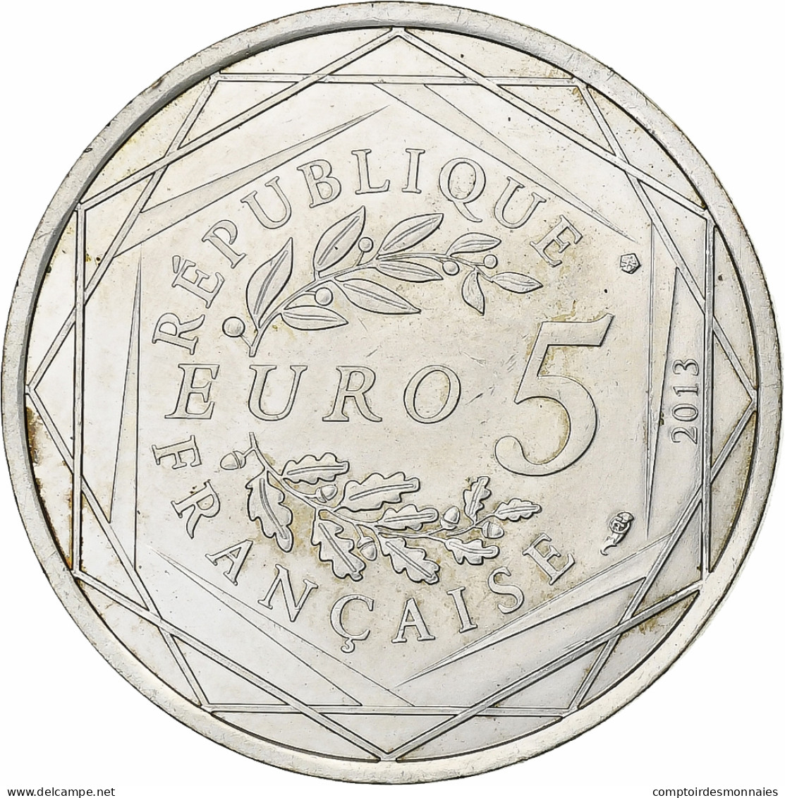 France, 5 Euros, Liberté, 2013, Argent, SUP+, Gadoury:EU647 - Frankreich