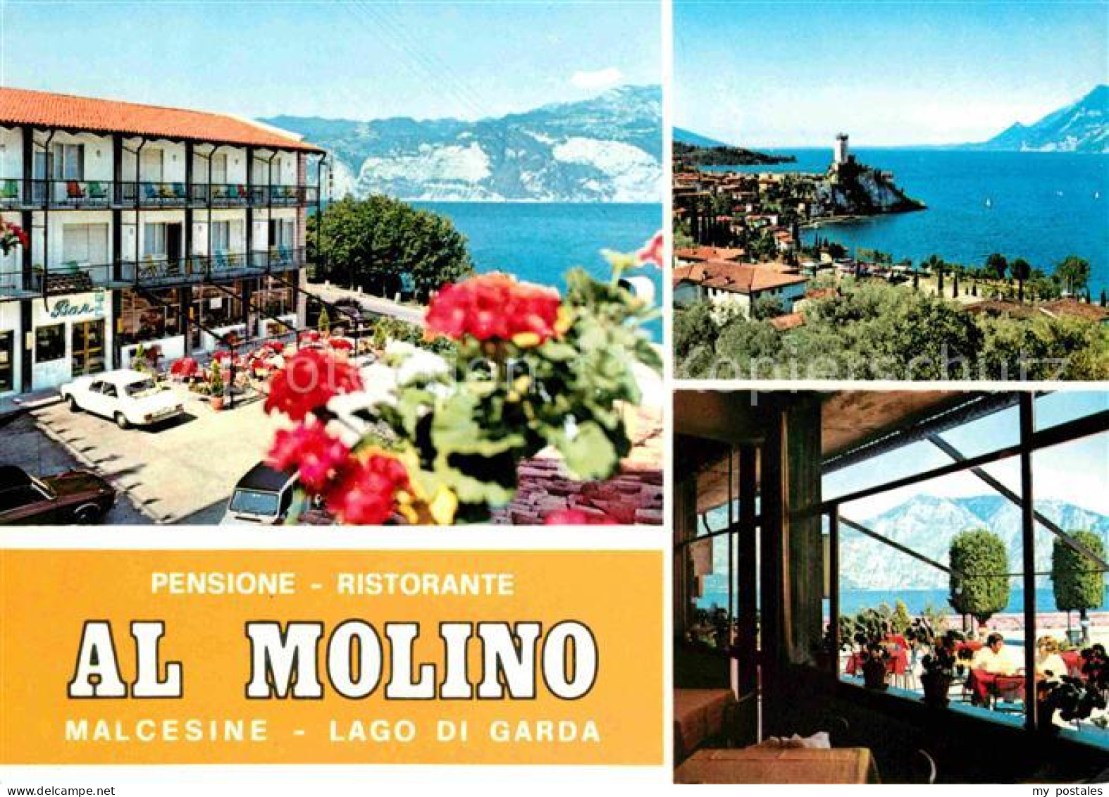 72626625 Malcesine Lago Di Garda Pensione Ristorante Al Molino Gardasee Alpen Ma - Otros & Sin Clasificación