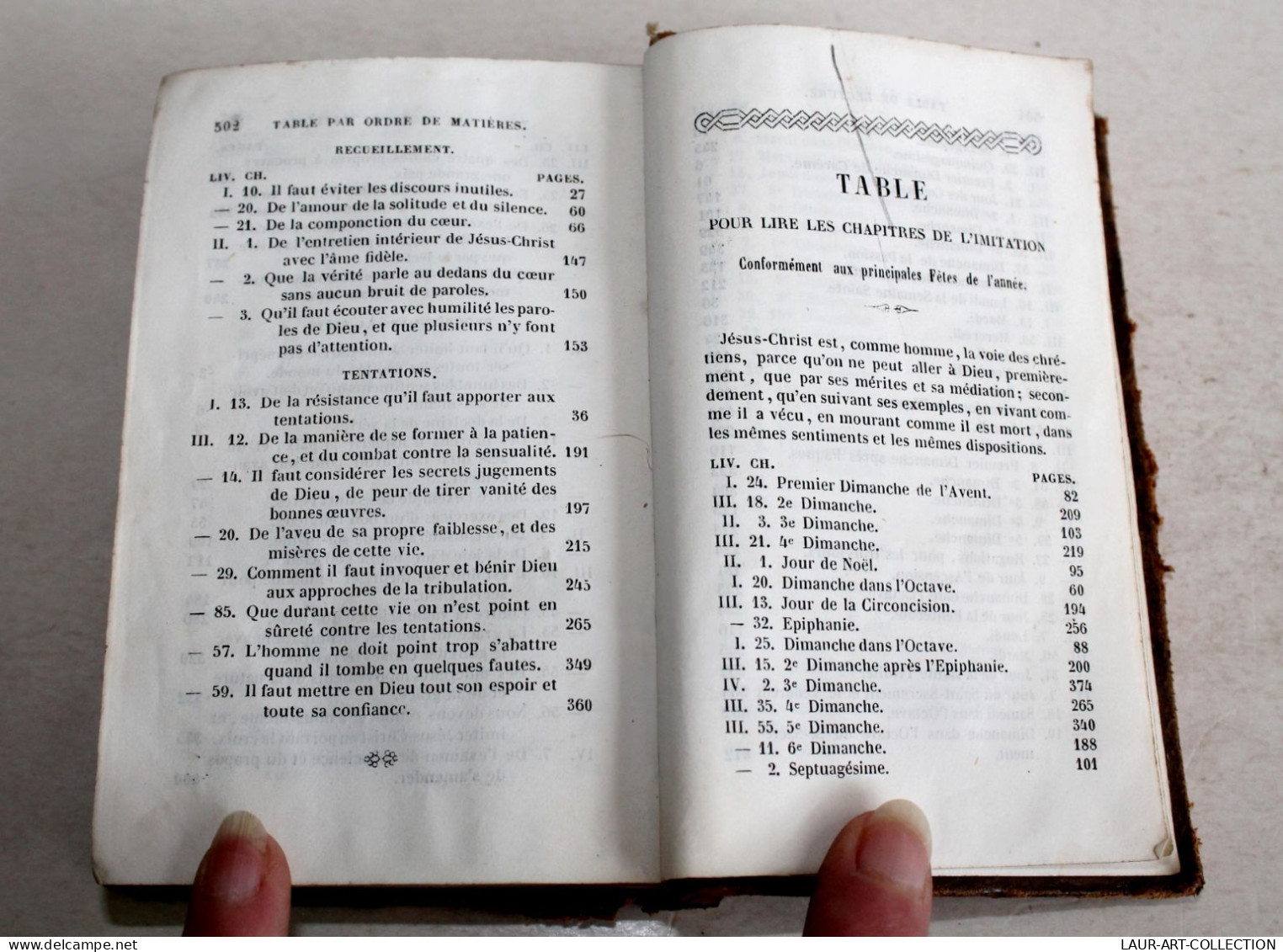 IMITATION DE JESUS CHRIST XIXe S. MAME Ed. ILLUSTRÉ, MISSEL PAROISSIEN RELIGIEUX / LIVRE ANCIEN XIXe SIECLE (1303.15)