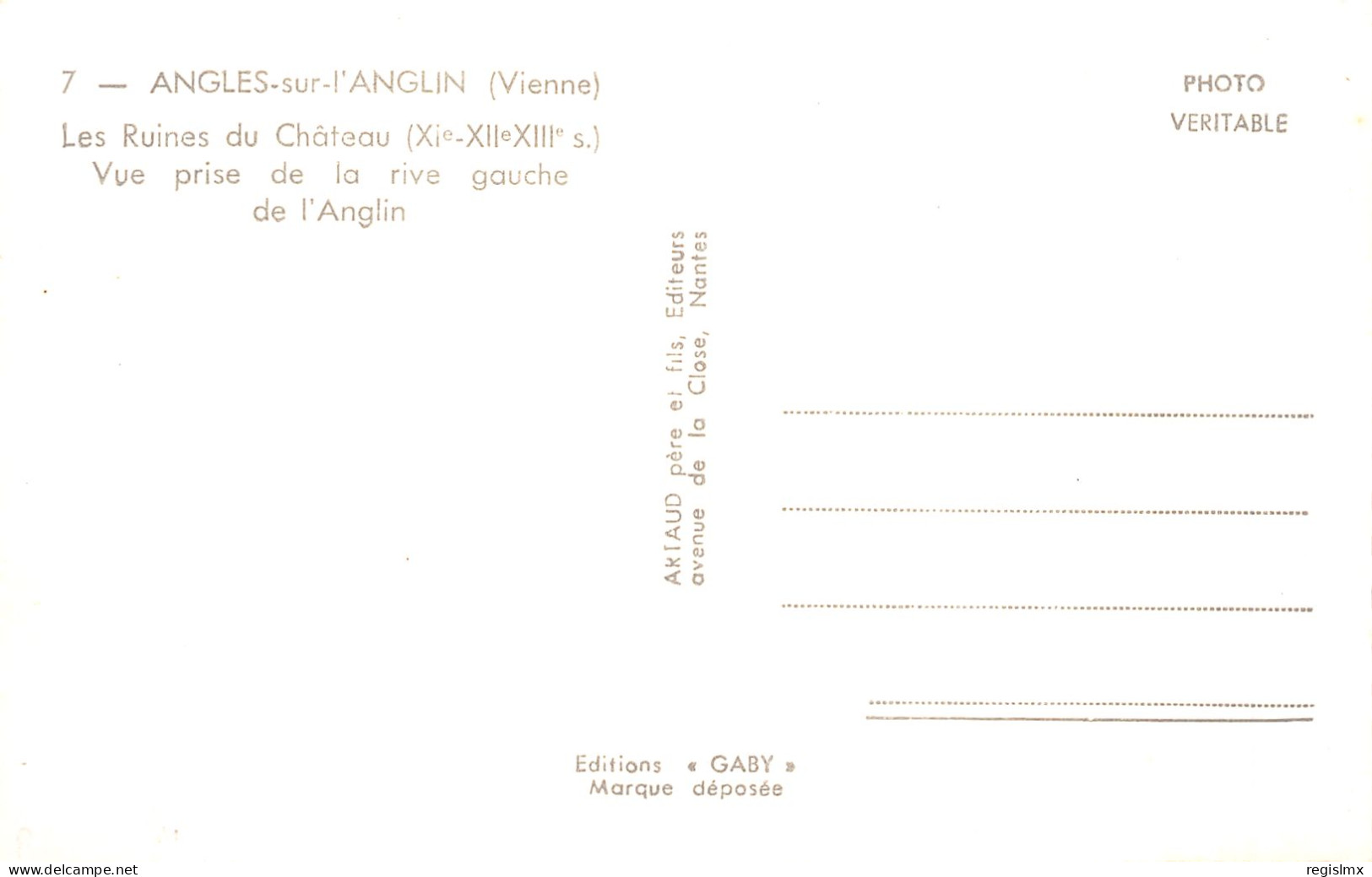 86-ANGLES SUR L ANGLIN-N°2147-B/0081 - Other & Unclassified