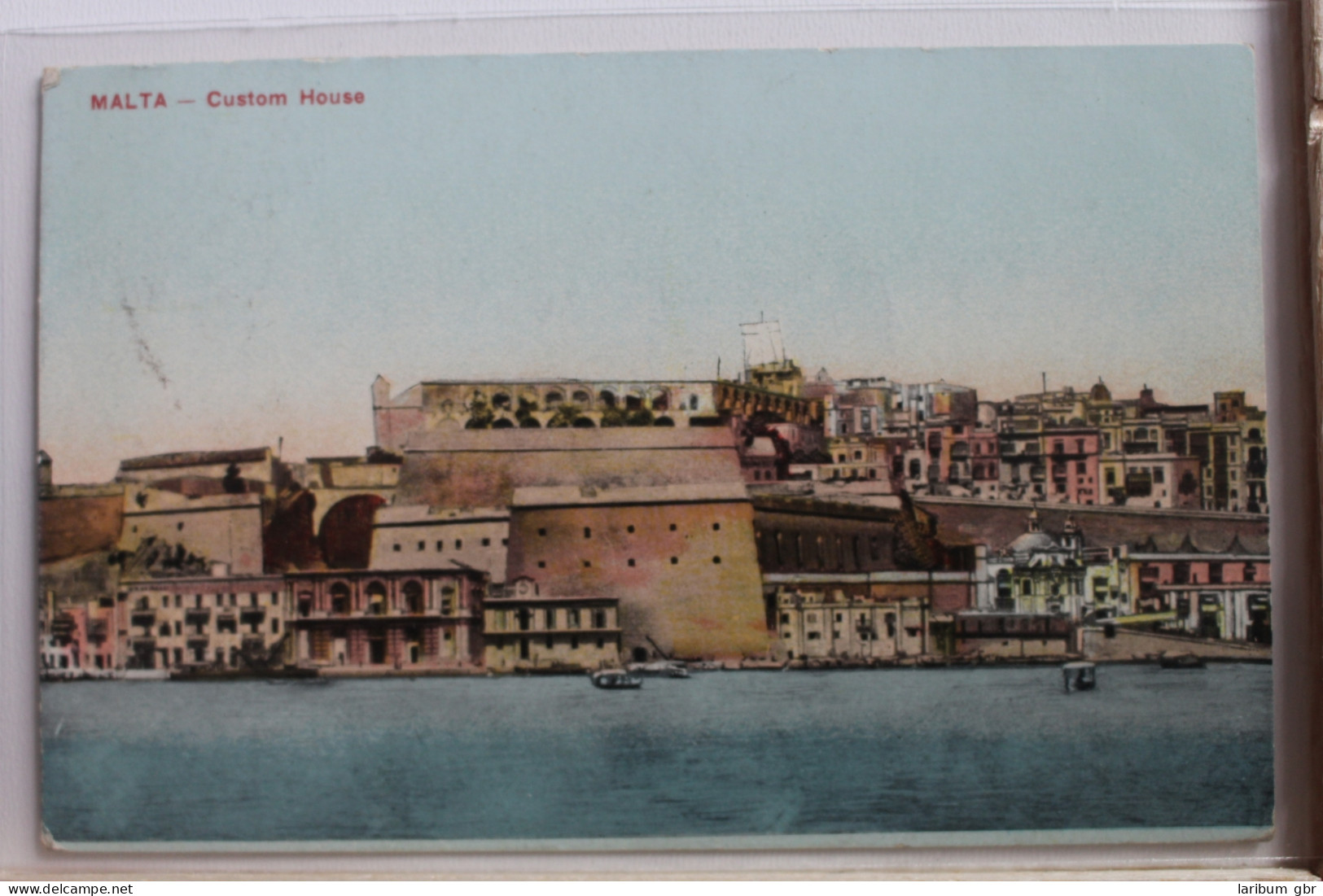 AK Malta Custom House 1913 Gebraucht #PE191 - Malte