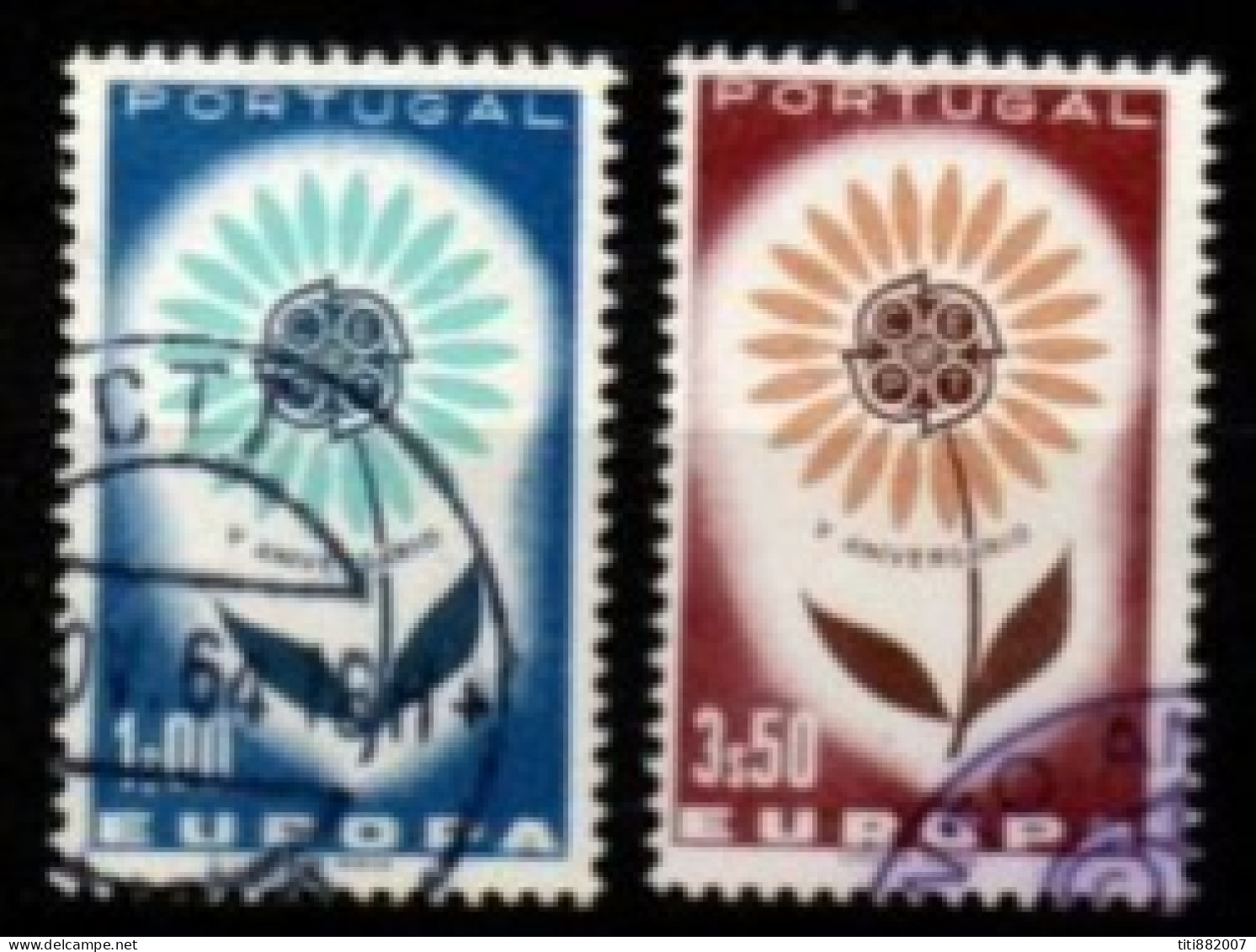 PORTUGAL  -   1964.  Y&T N° 944 / 945 Oblitérés  .  EUROPA - Gebruikt