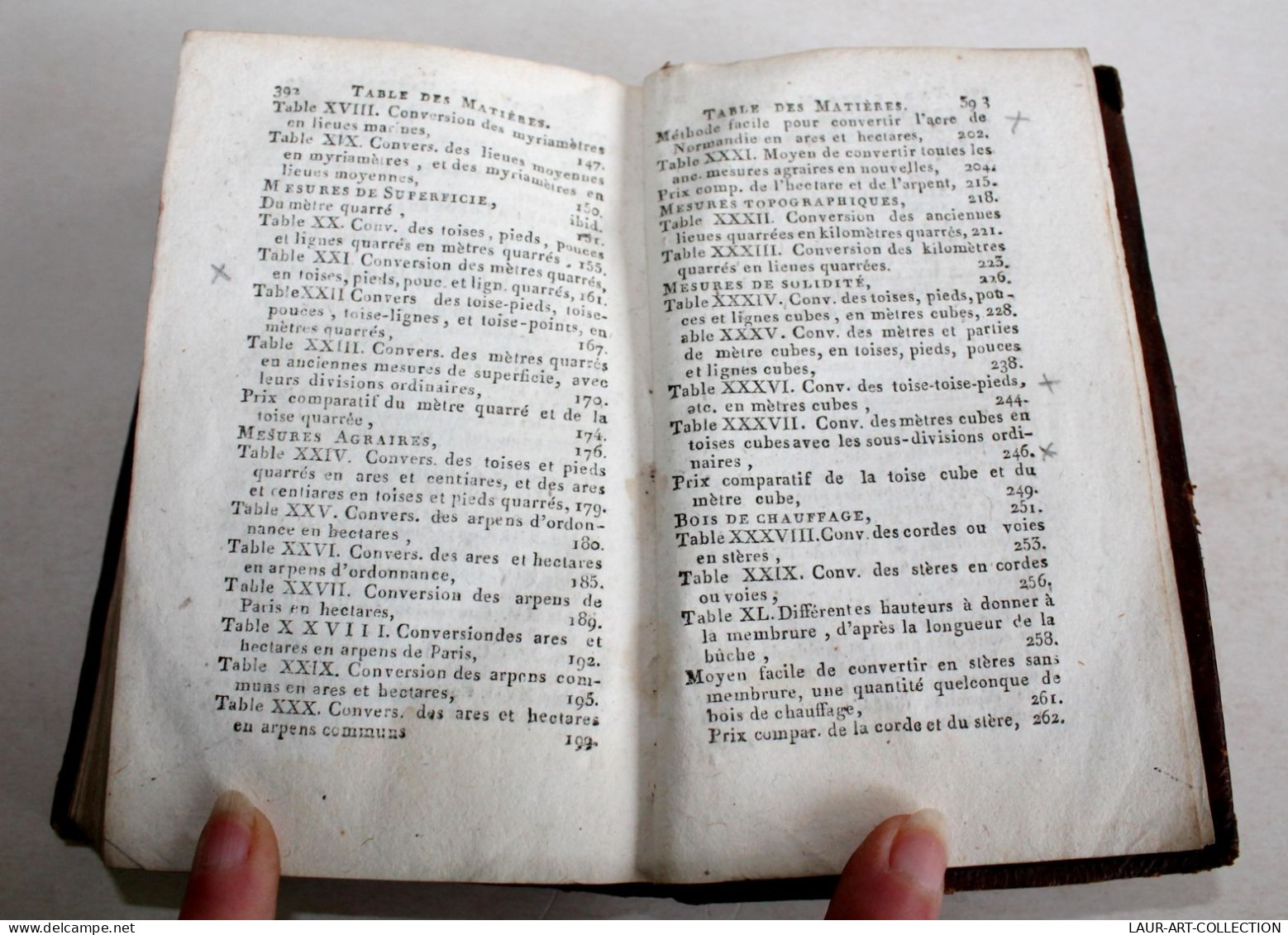 MANUEL PRATIQUE ELEMENTAIRE DES POIDS, MESURES & DU CALCUL DECIMAL De TARBE 1800 / LIVRE ANCIEN XIXe SIECLE (1303.16) - Economie