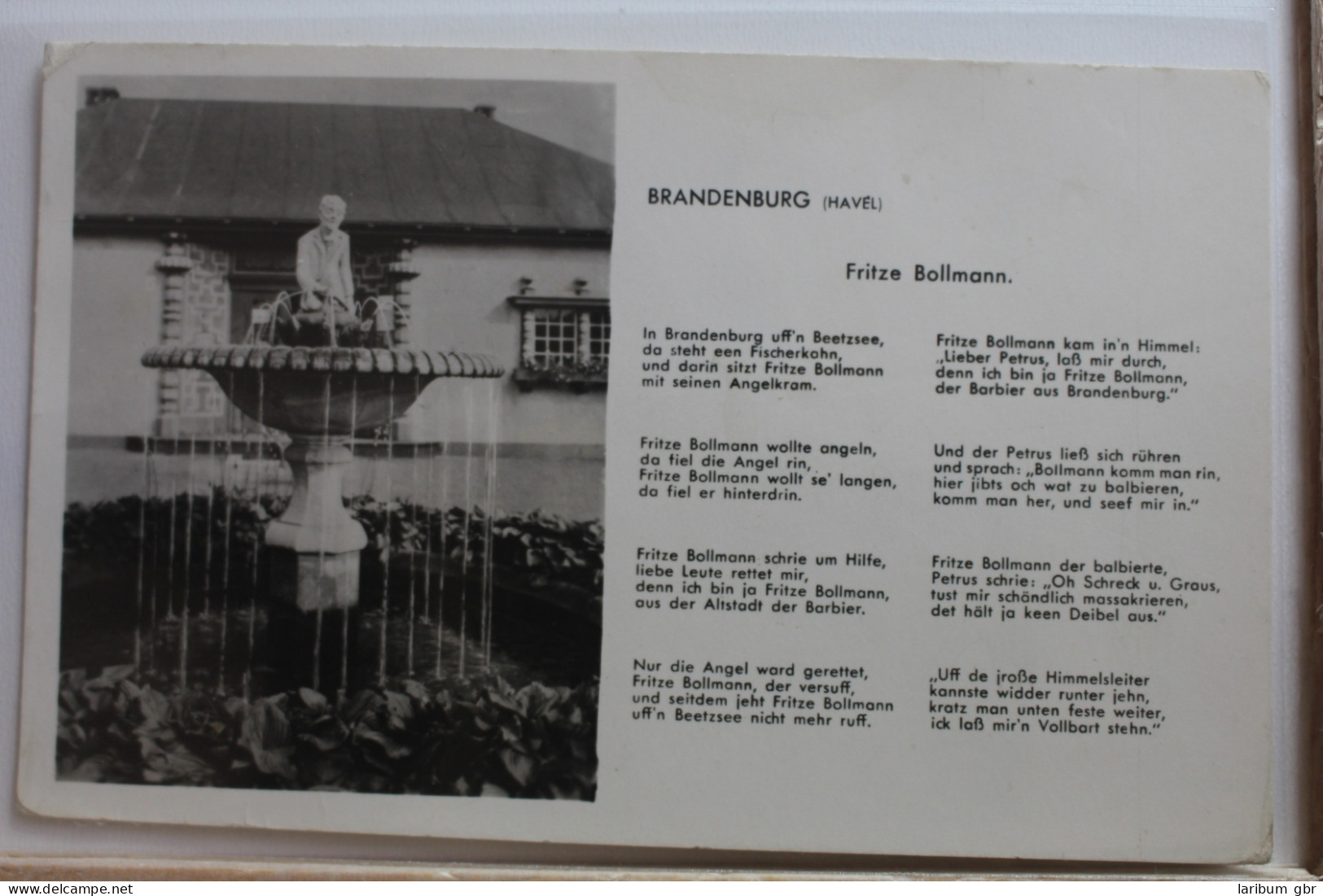 AK Brandenburg (Havel) Fritze Bollmann 1965 Gebraucht #PF124 - Andere & Zonder Classificatie