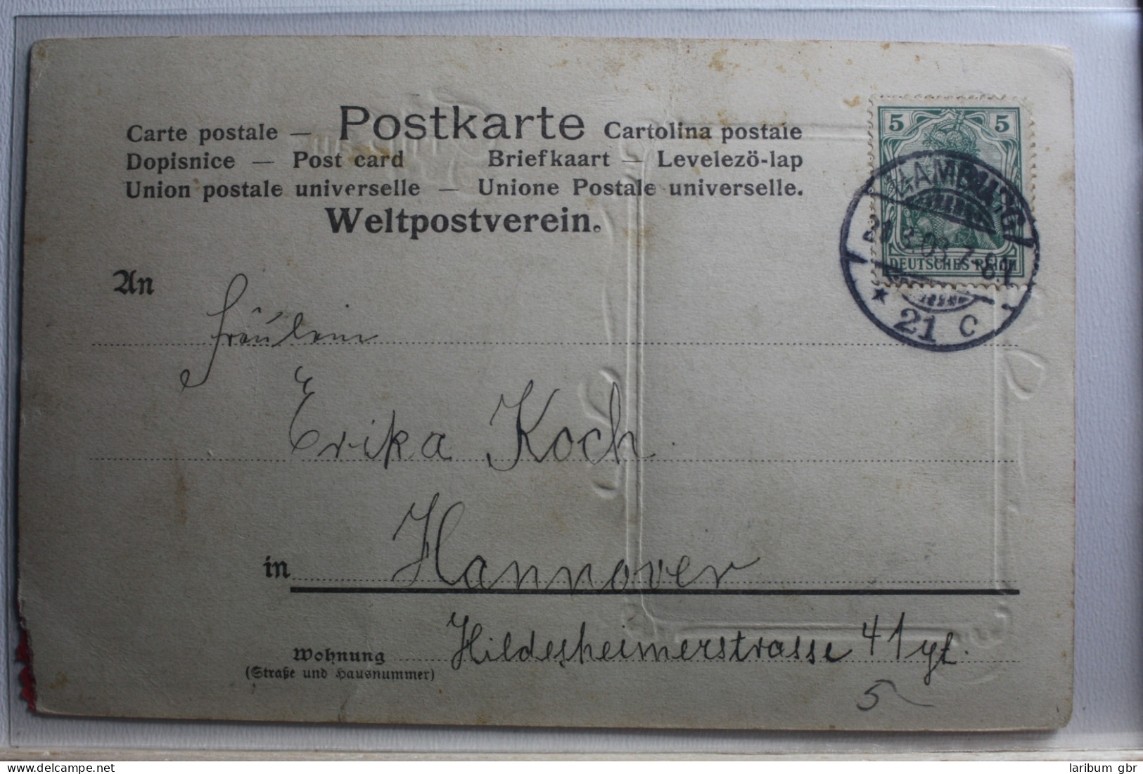 AK Deutschland Porträtkarte 1903 Gebraucht #PF189 - Other & Unclassified