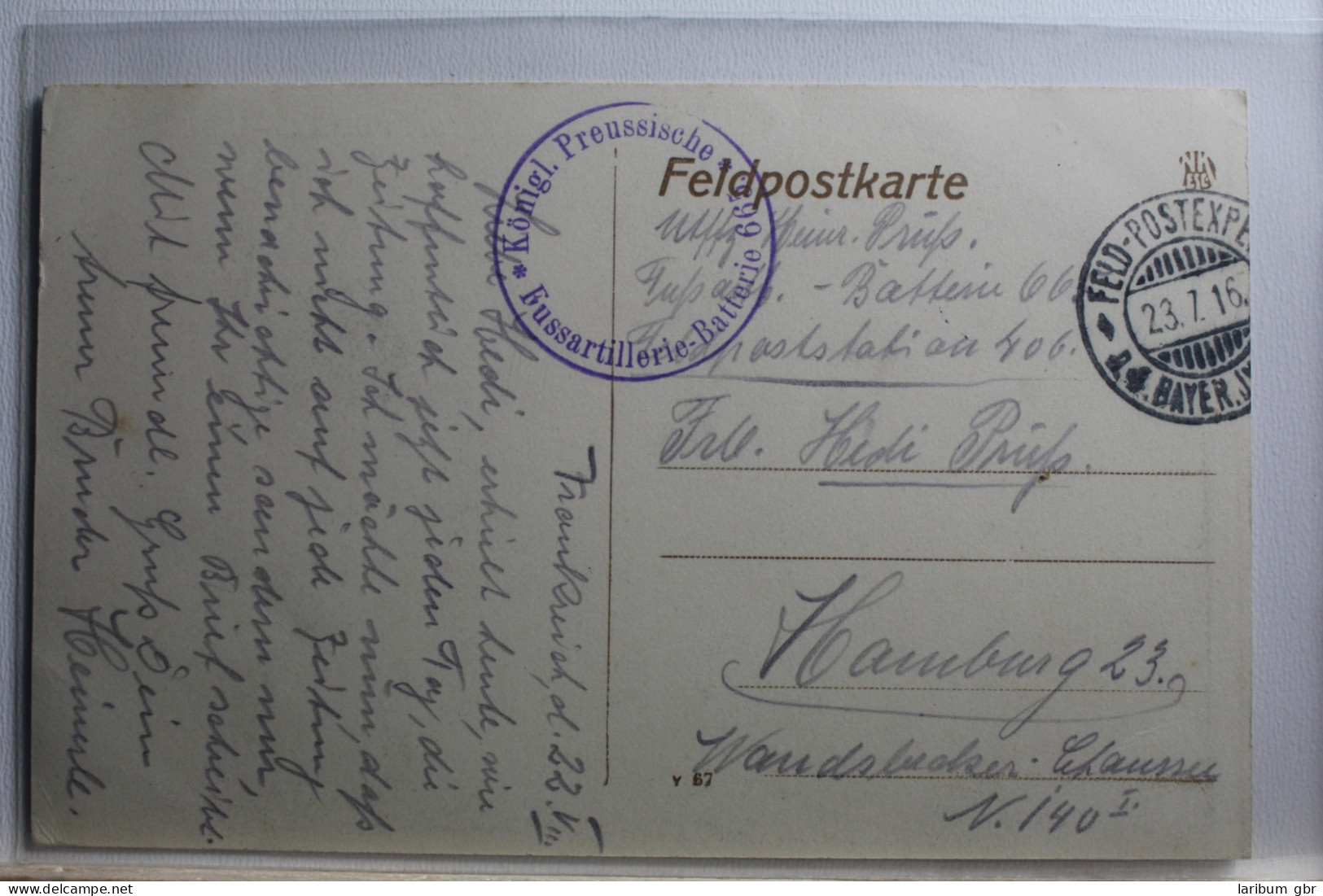AK Frankreich St. Pierre - Kirche Feldpostkarte 1916 Gebraucht #PF321 - Andere & Zonder Classificatie