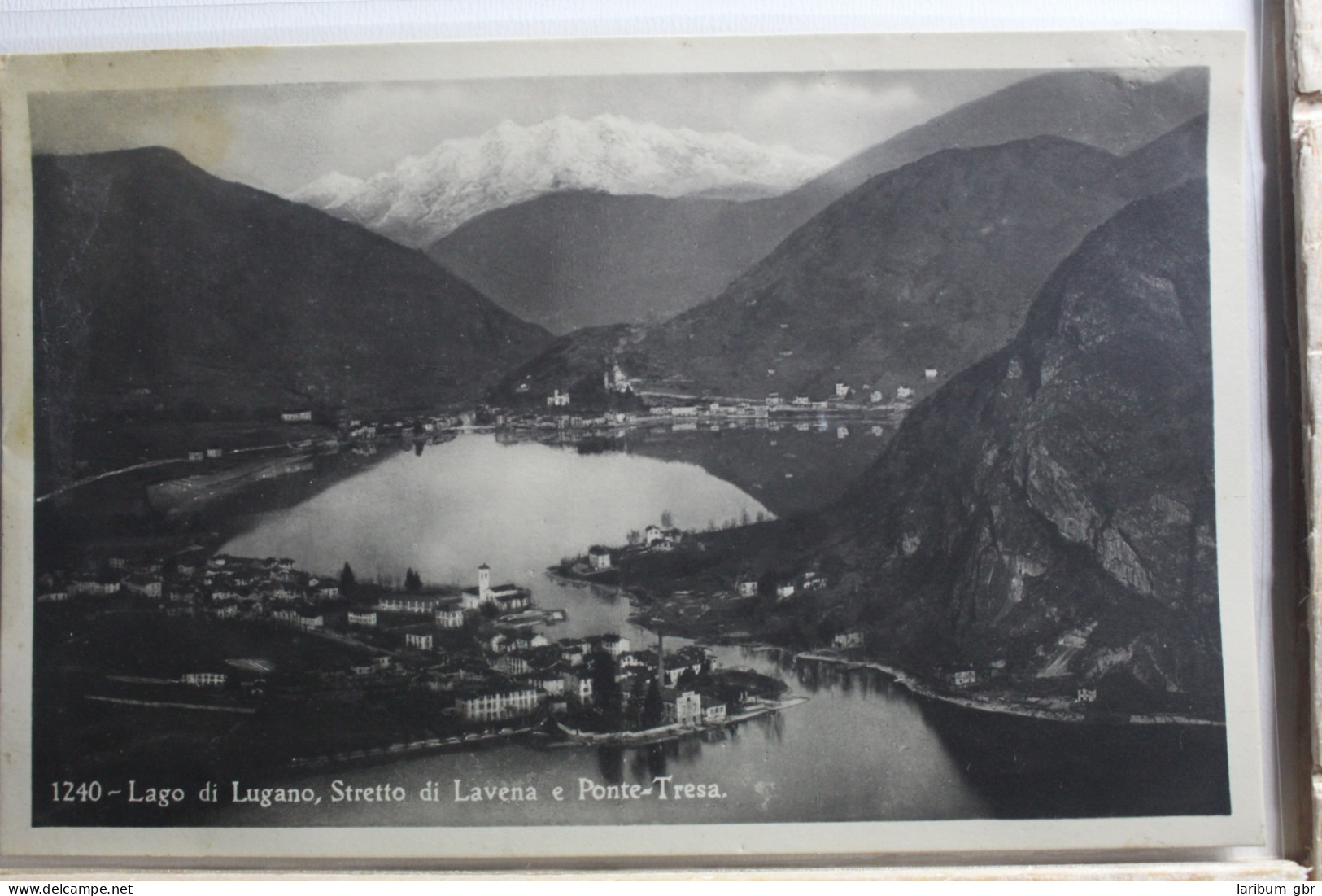 AK Lago Di Lugano Stretto Di Lavena E Ponte-Tresa Ungebraucht #PF353 - Autres & Non Classés