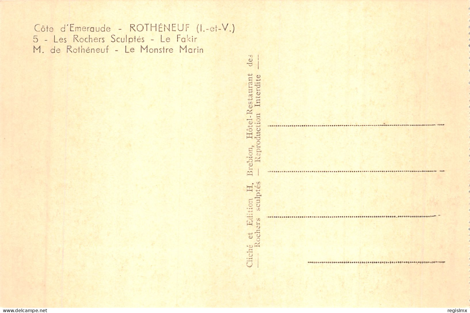 35-ROTHENEUF-N°2147-H/0015 - Rotheneuf