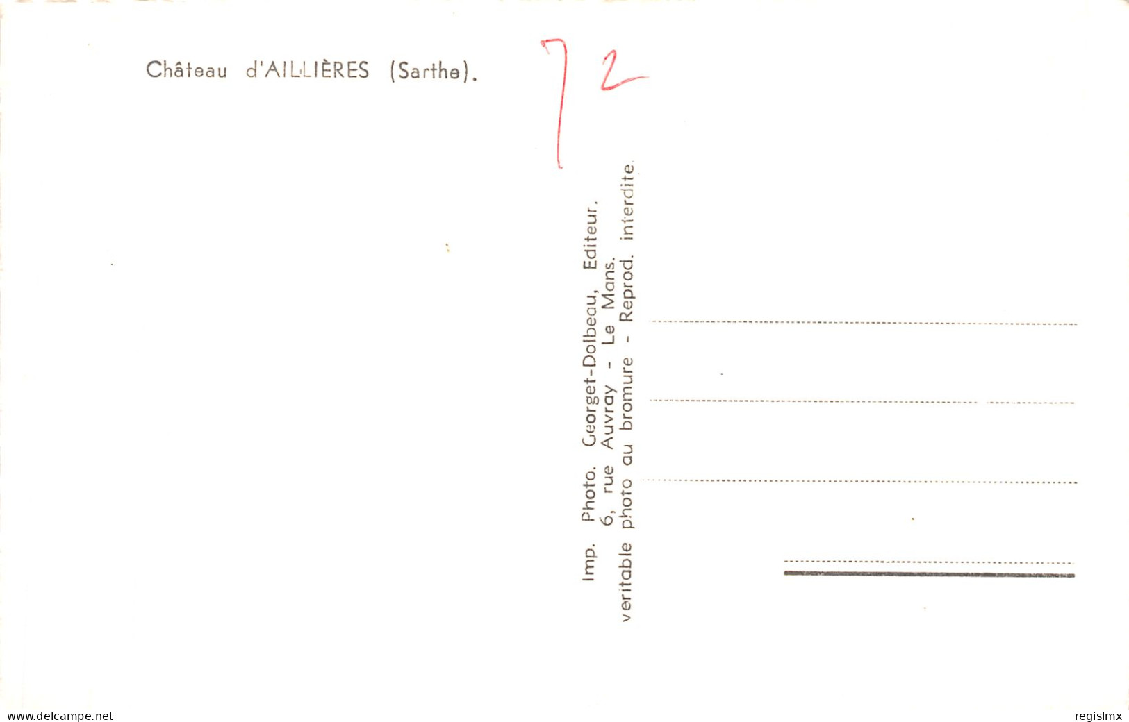 72-ALLIERES-N°2147-F/0301 - Sonstige & Ohne Zuordnung