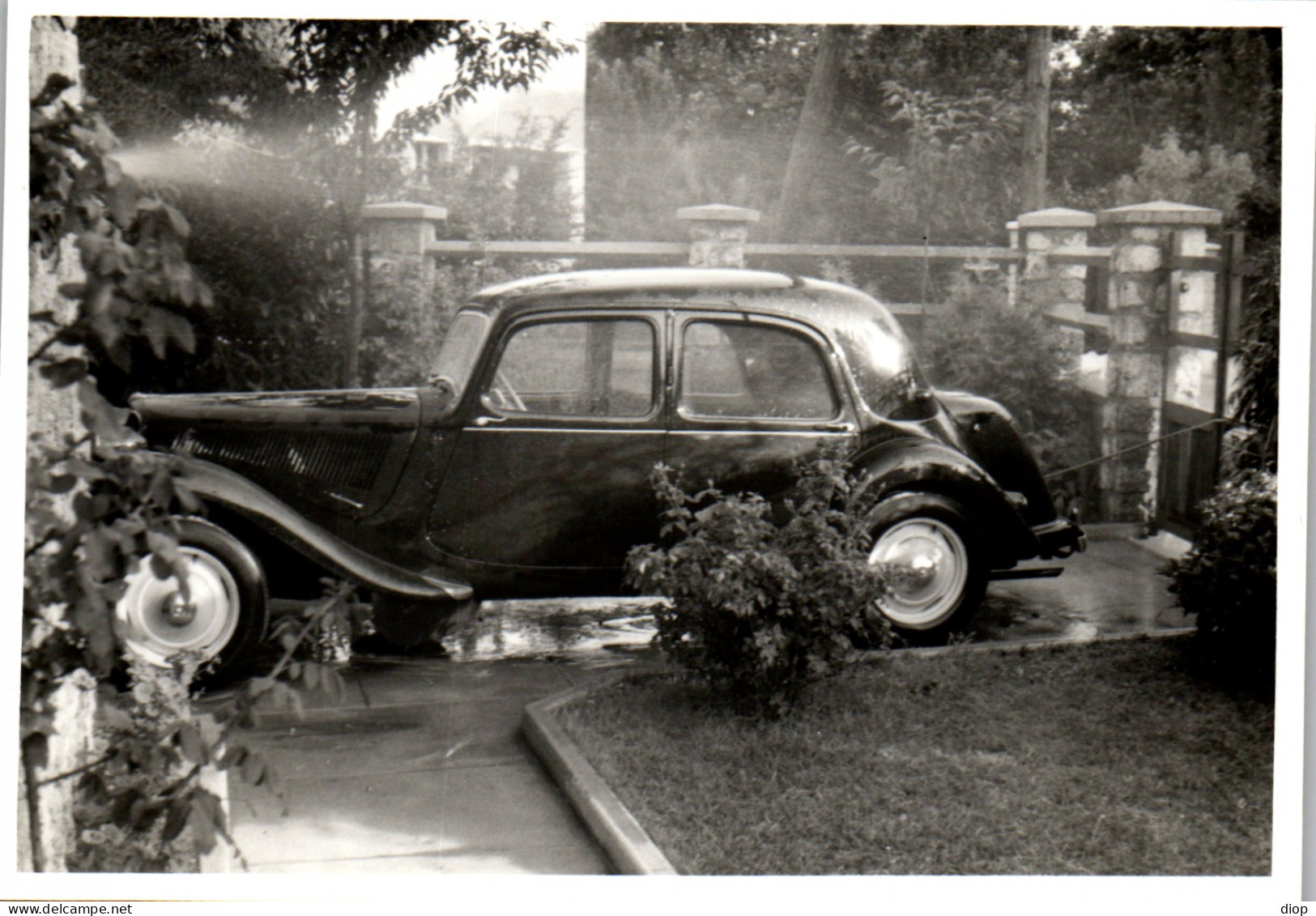 Photographie Photo Vintage Snapshot Amateur Automobile Voiture Auto - Automobiles