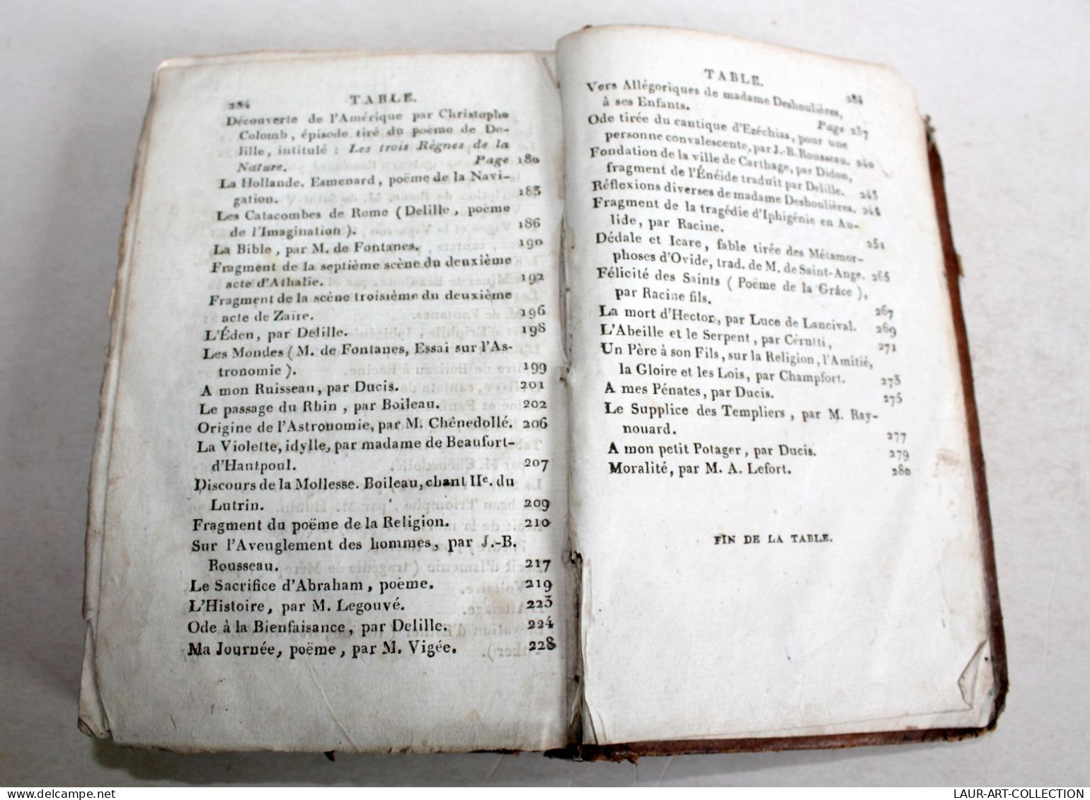 LA NOUVELLE ABEILLE DU PARNASSE OU CHOIX MORCEAUX DE NOS MEILLEURS POETES 1817 / LIVRE ANCIEN XIXe SIECLE (1303.17) - 1801-1900