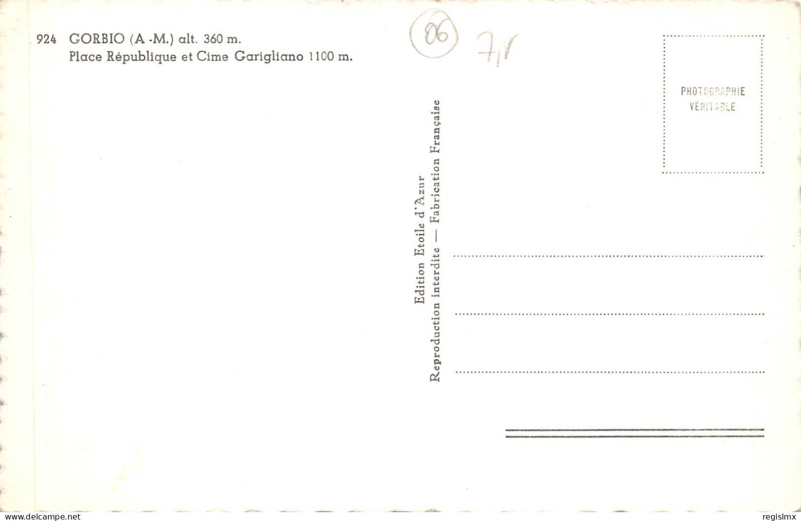 06-GORBIO-N°2150-F/0061 - Other & Unclassified