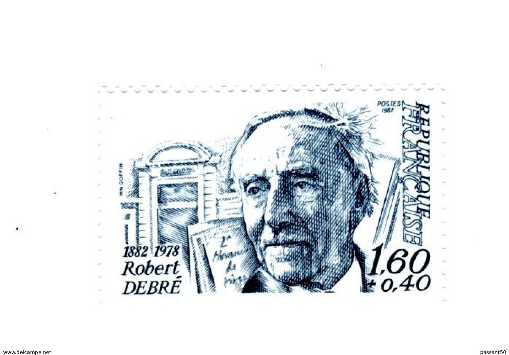 Robert Debré YT 2228 + A En GOMME MATE + Normal. Rare, Voir Le Scan. Cotes YT : 31 € Maury N° 2233 + 2233a : 30.80 €. - Unused Stamps