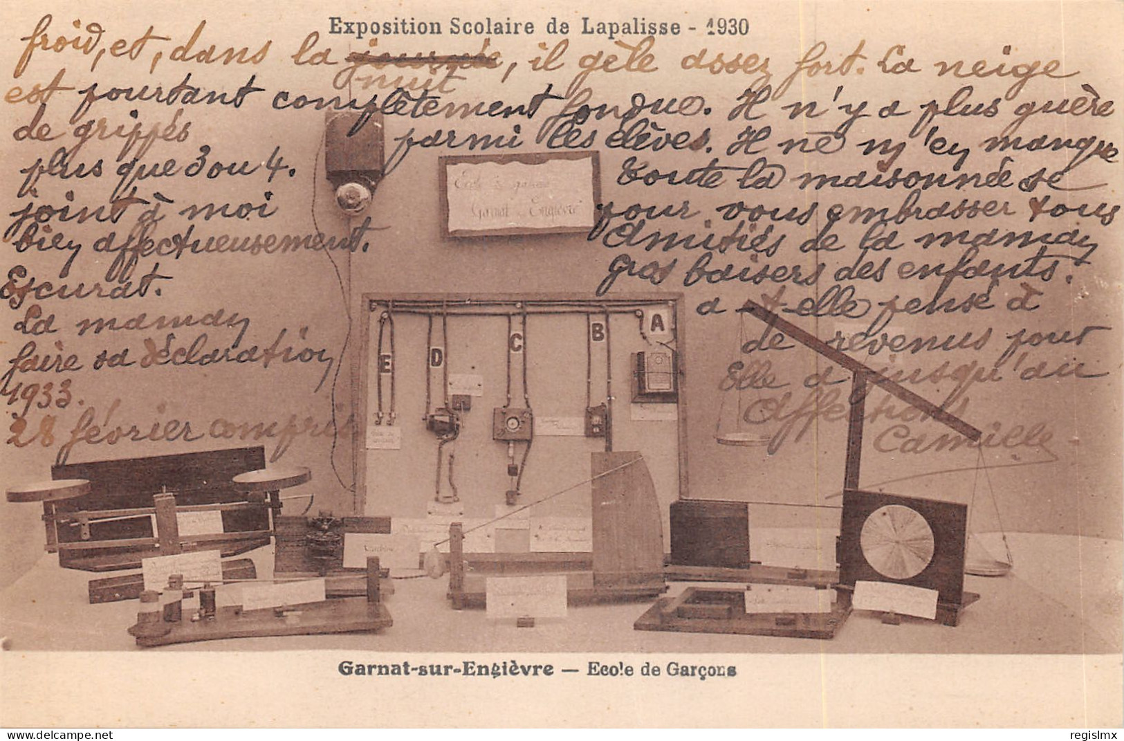 03-LAPALISSE-EXPOSITION SCOLAIRE-N°2150-C/0223 - Lapalisse