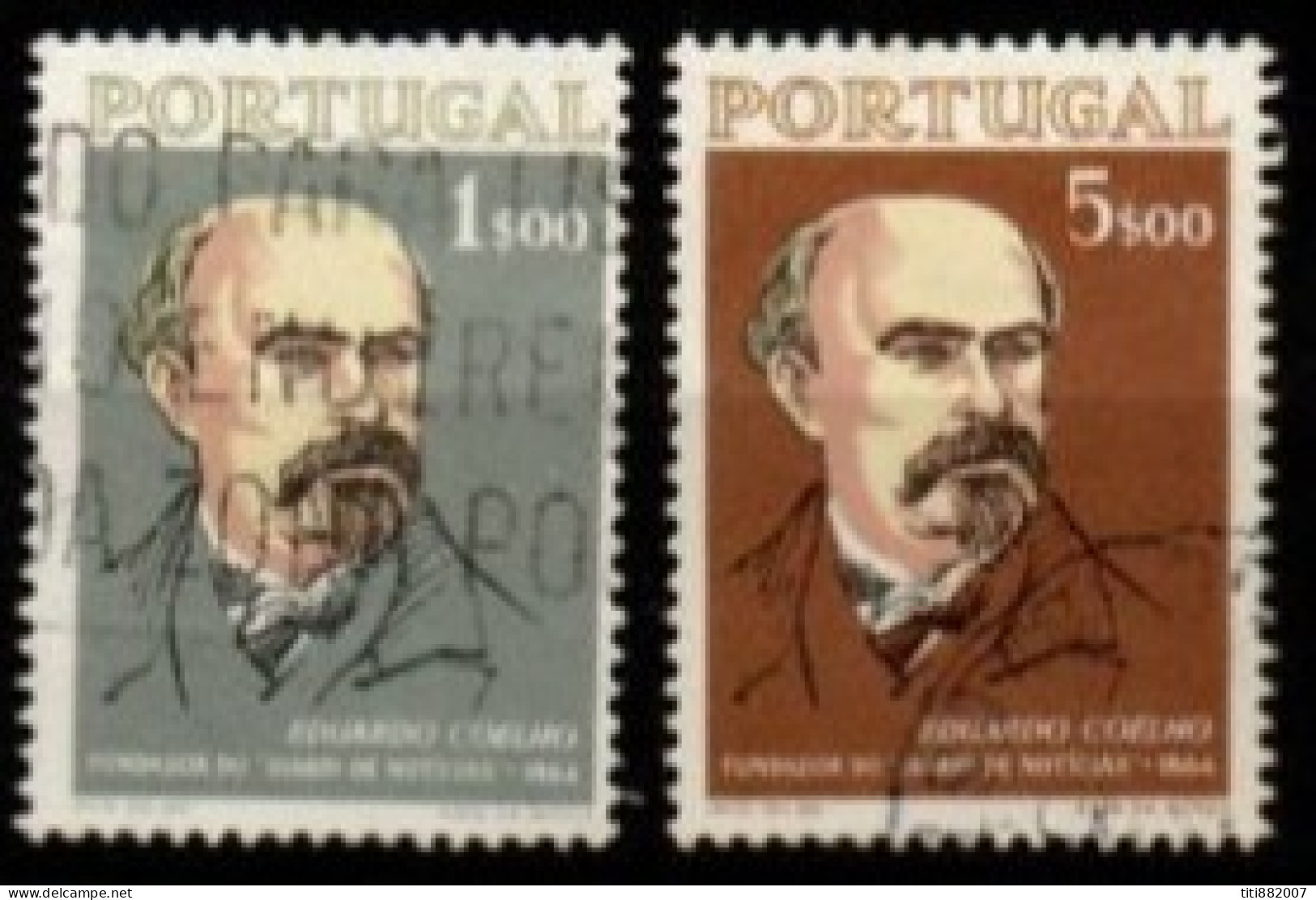PORTUGAL  -   1964.  Y&T N° 953 / 954 Oblitérés  .Journal - Used Stamps