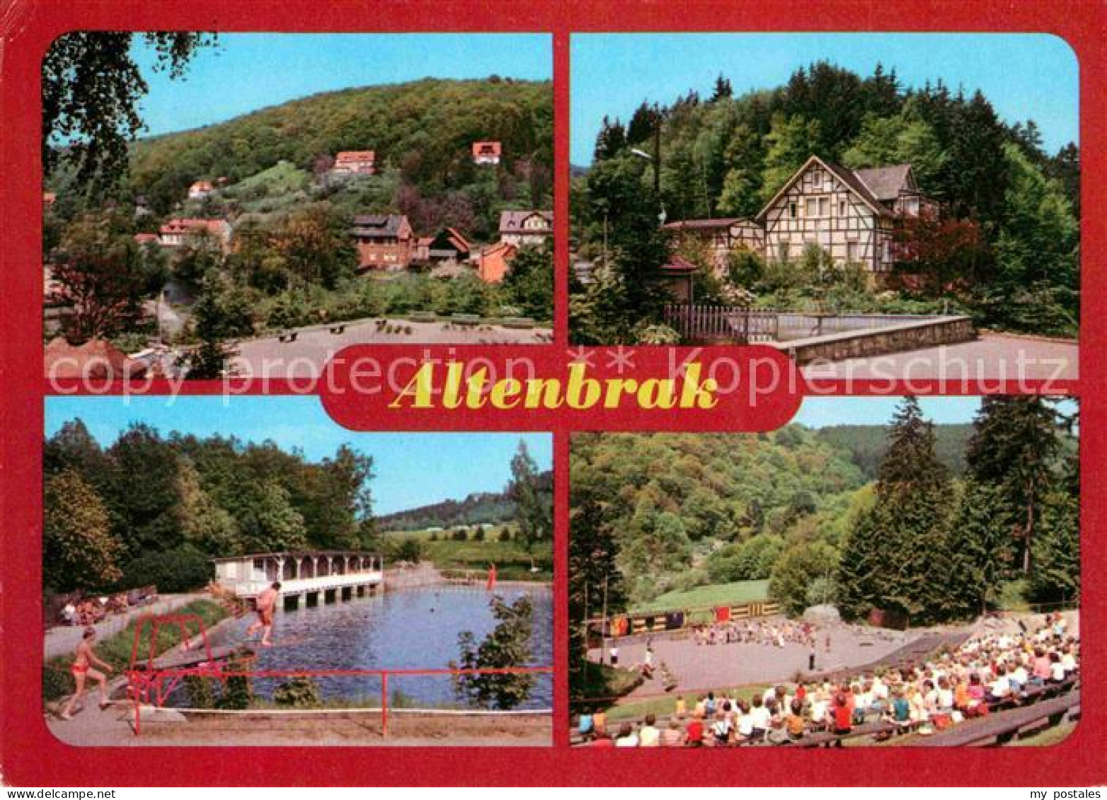 72625621 Altenbrak Harz Teilansicht Rolandseck Bergschwimmbad Waldbuehne Altenbr - Altenbrak