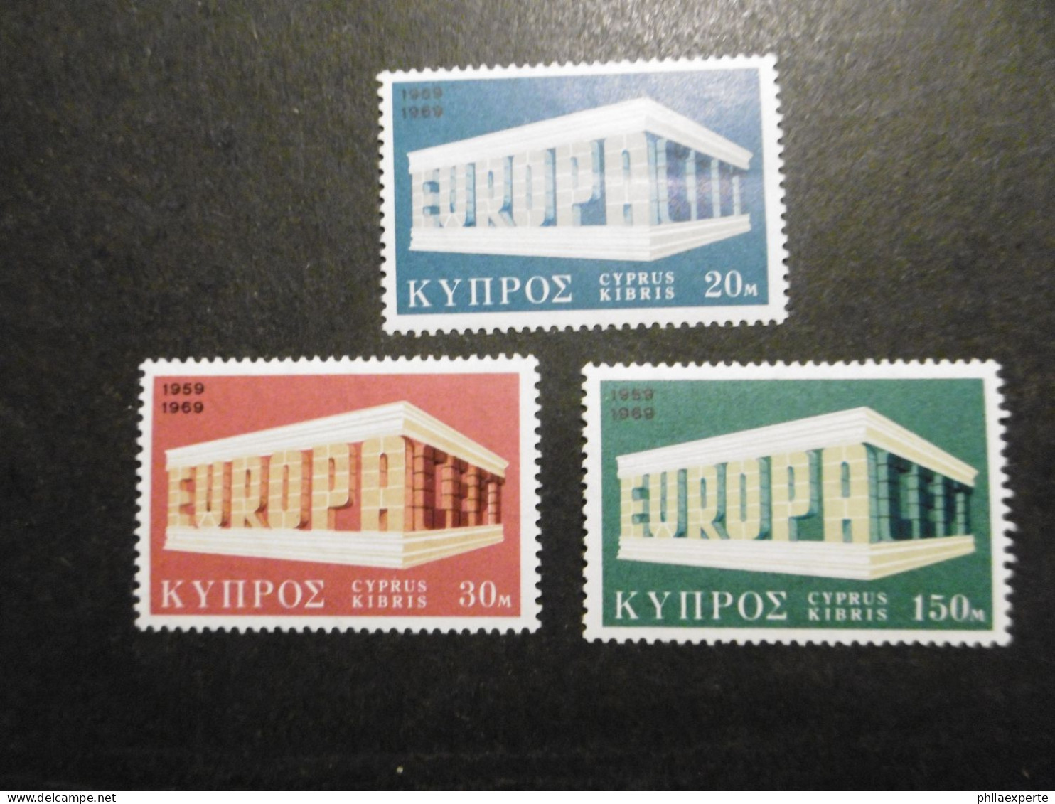 Zypern Mi. 319/321 ** Cept Ausgabe 1969 - Unused Stamps