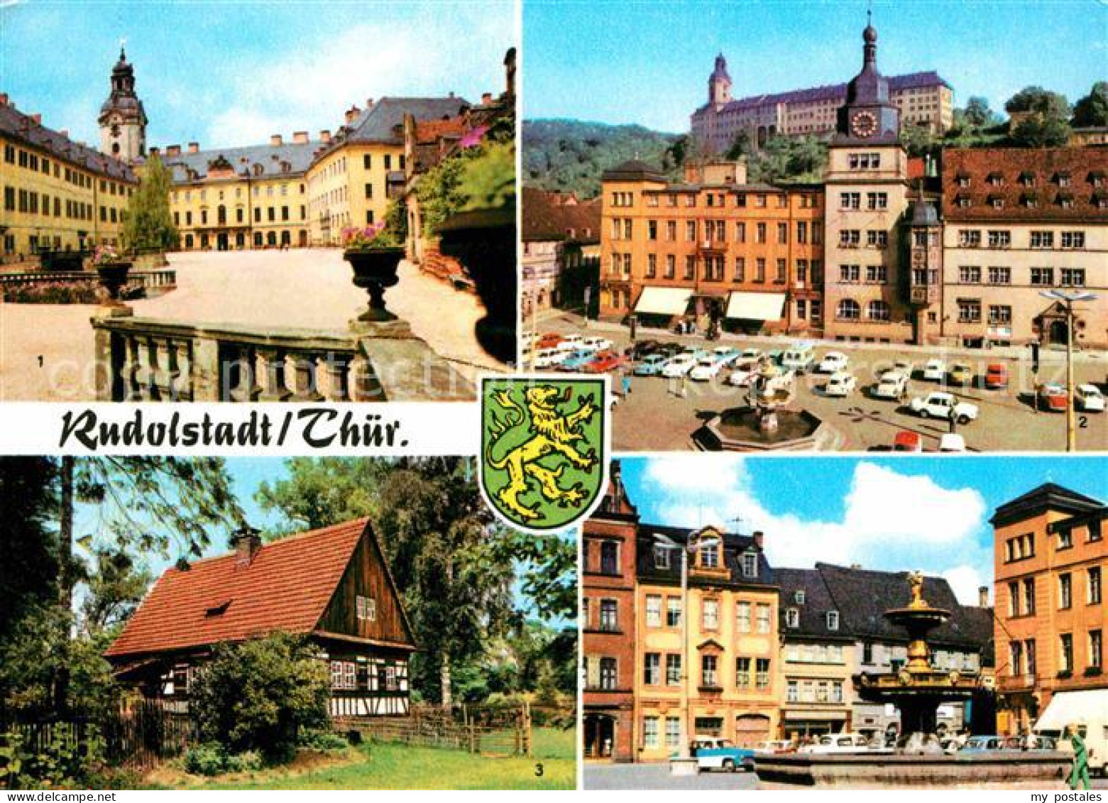 72625614 Rudolstadt Schloss Heidecksburg Marktplatz Volkskundemuseum Thueringer  - Rudolstadt