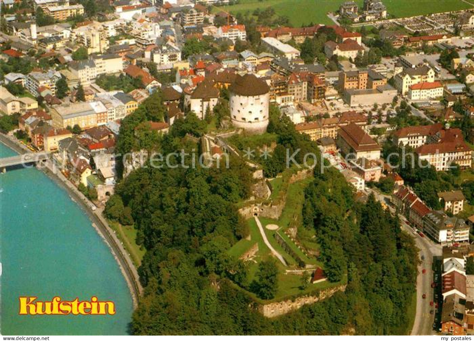 72625599 Kufstein Tirol Fliegeraufnahme Festung-Heimatmuseum-Heldenorgel  Kufste - Sonstige & Ohne Zuordnung