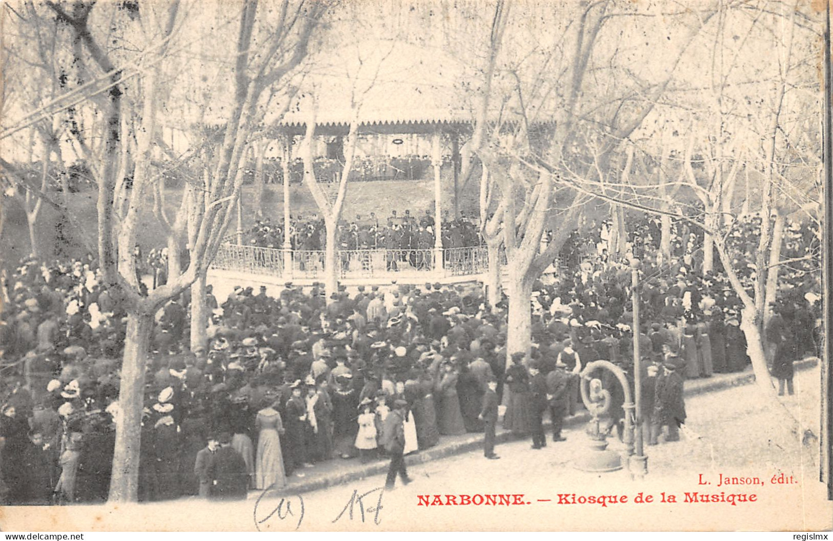 11-NARBONNE-KIOSQUE DE LA MUSIQUE-N°2151-A/0387 - Narbonne