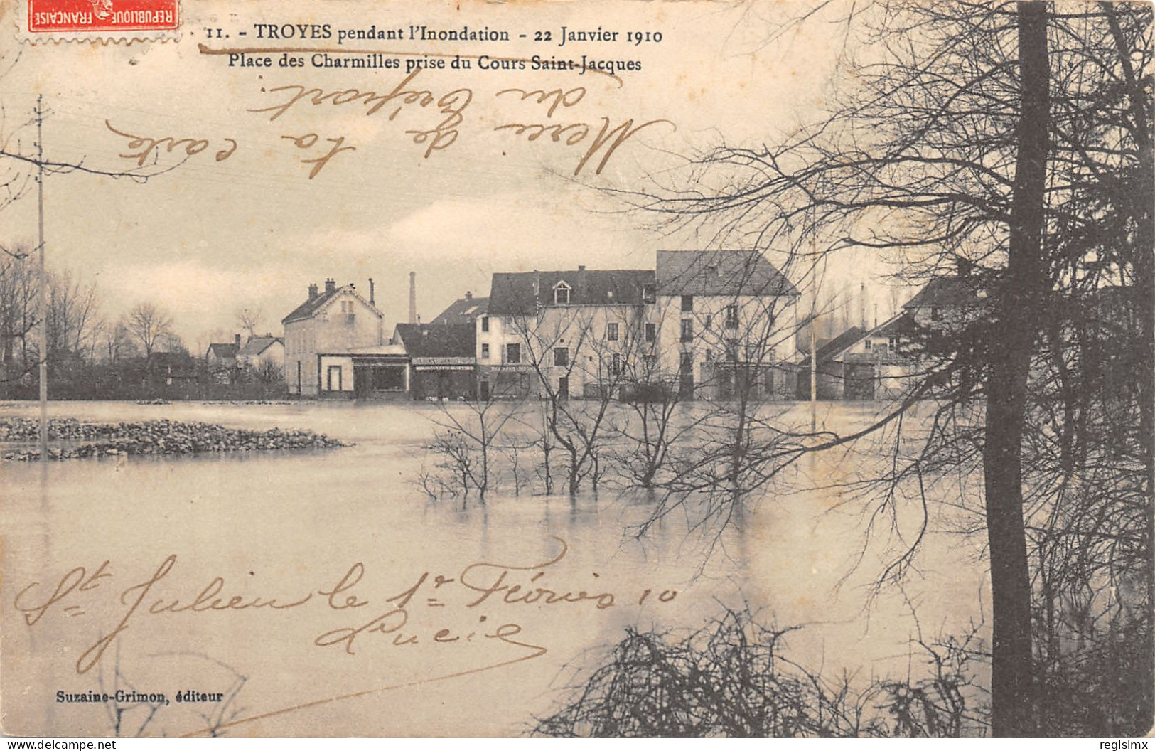 10-TROYES-INONDATION 1910-N°2151-A/0321 - Troyes